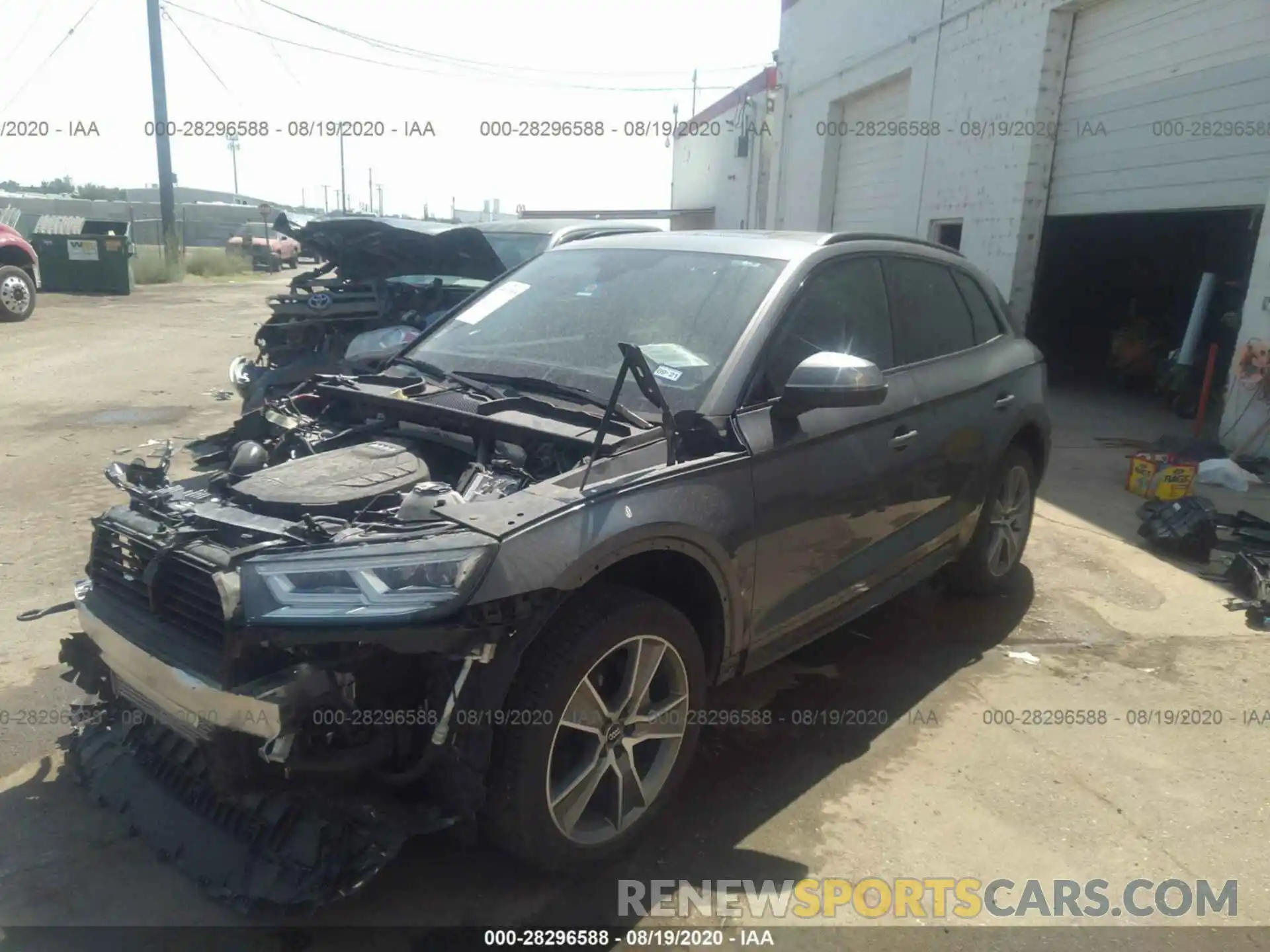 2 Фотография поврежденного автомобиля WA1BNAFY1K2073277 AUDI Q5 2019