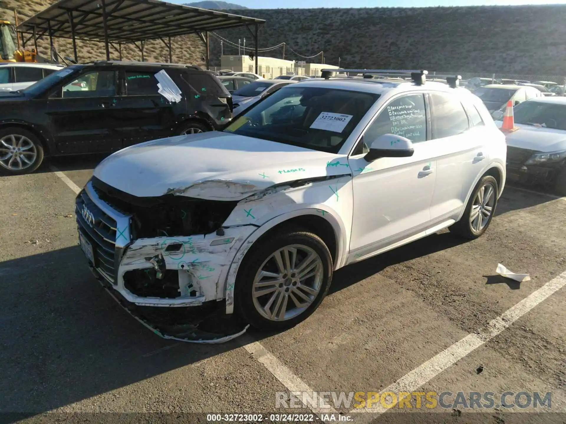 2 Фотография поврежденного автомобиля WA1BNAFY1K2083176 AUDI Q5 2019