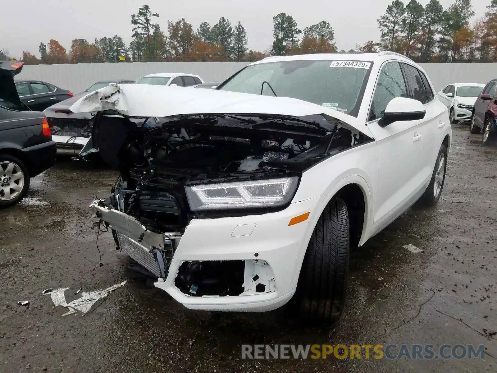 2 Photograph of a damaged car WA1BNAFY1K2085235 AUDI Q5 2019