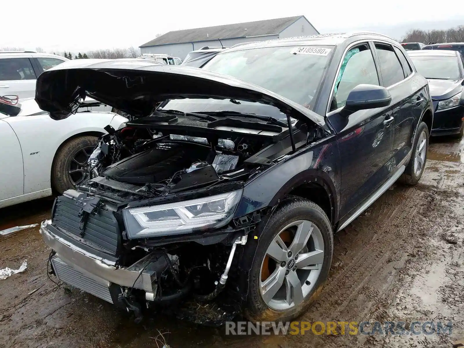 2 Фотография поврежденного автомобиля WA1BNAFY1K2086059 AUDI Q5 2019