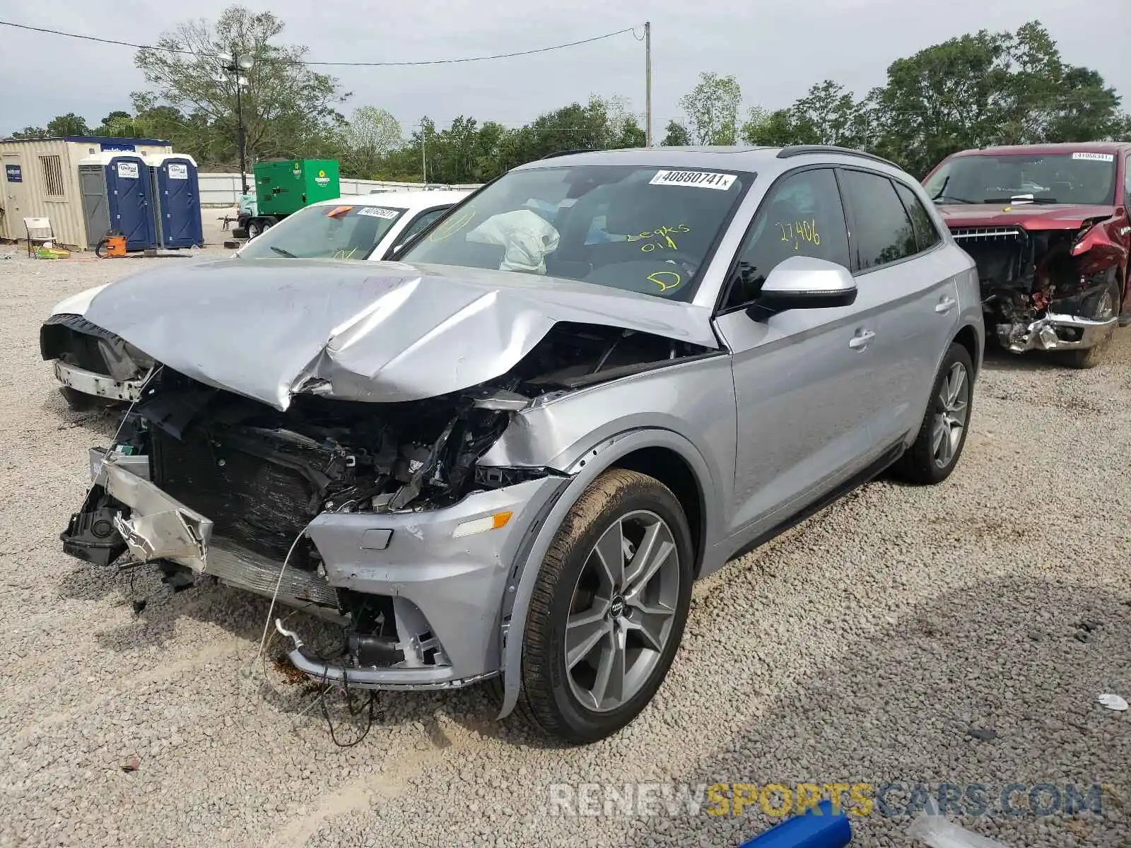 2 Photograph of a damaged car WA1BNAFY1K2088670 AUDI Q5 2019