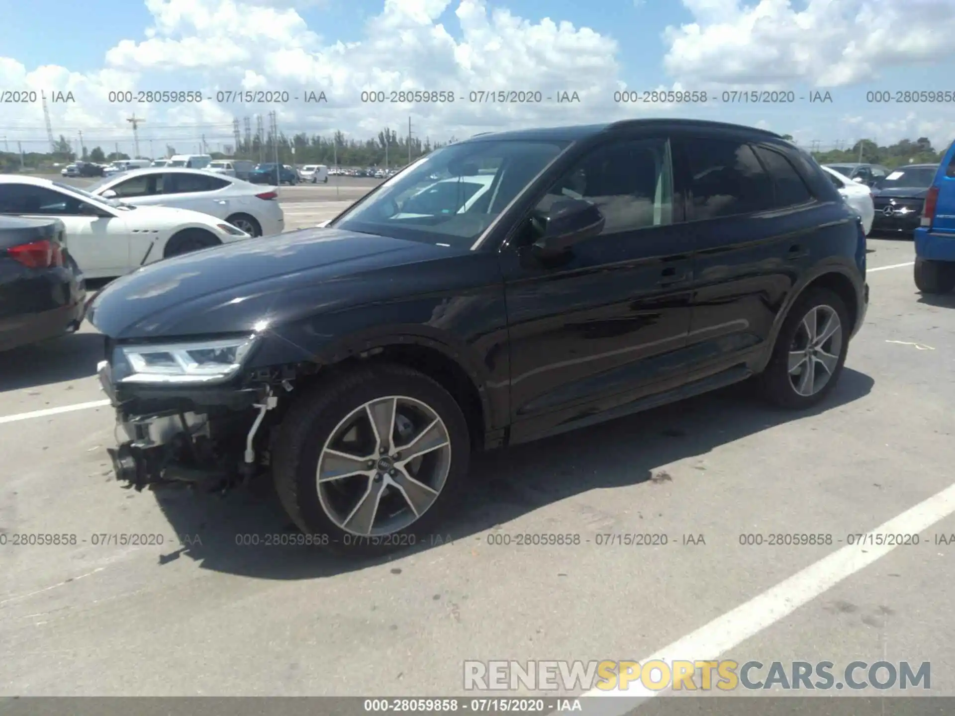 2 Photograph of a damaged car WA1BNAFY1K2091648 AUDI Q5 2019