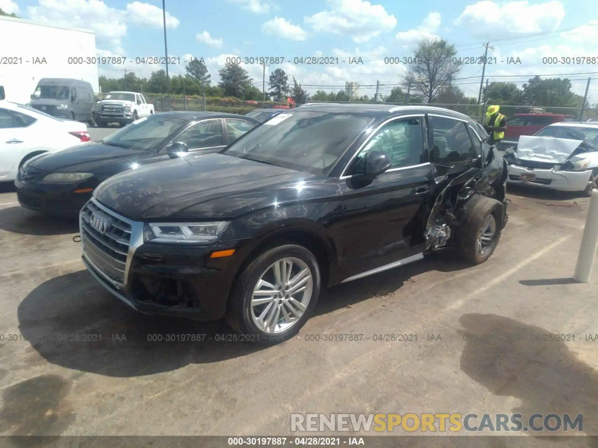 2 Фотография поврежденного автомобиля WA1BNAFY1K2091892 AUDI Q5 2019