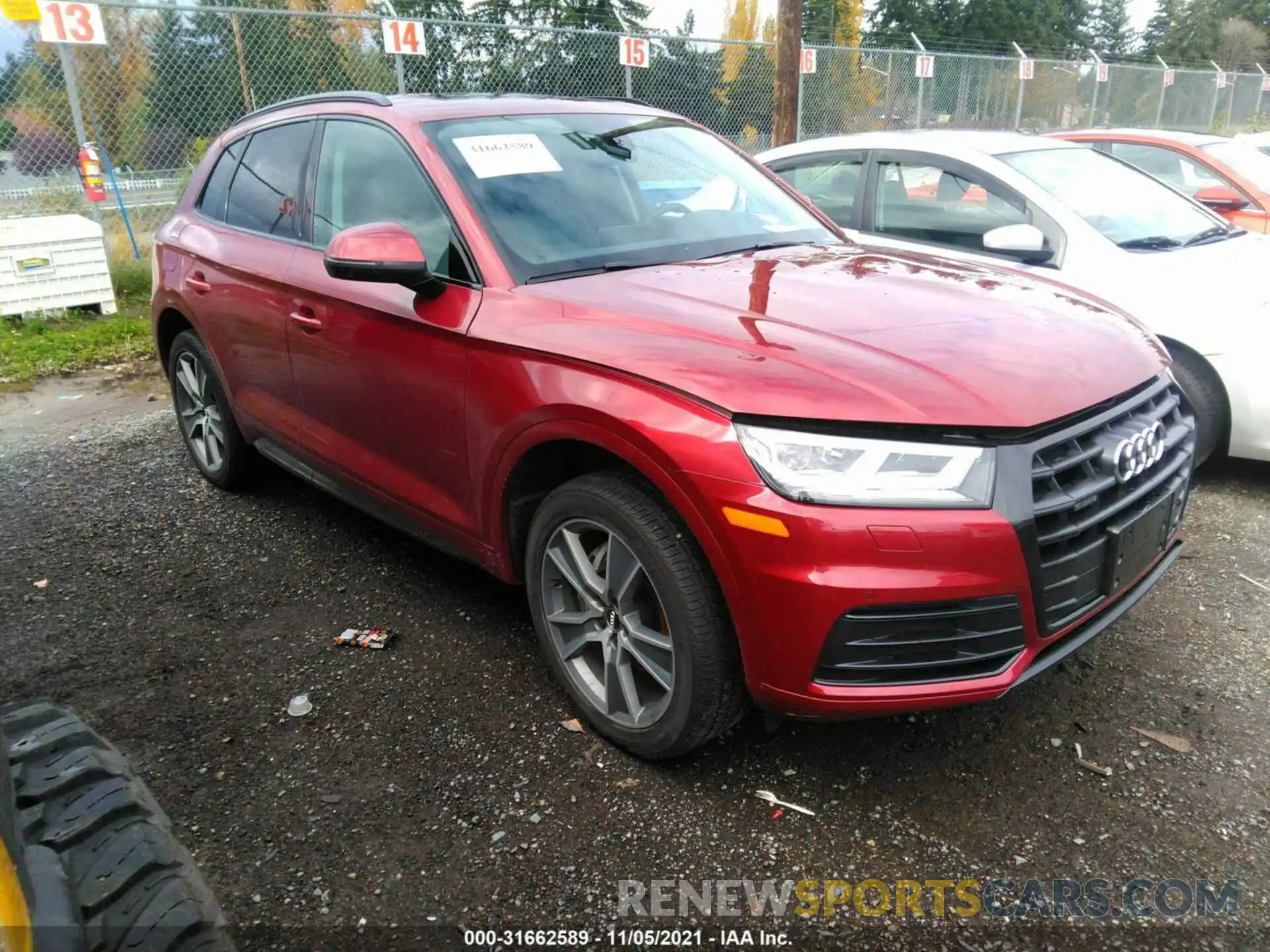 1 Photograph of a damaged car WA1BNAFY1K2093111 AUDI Q5 2019