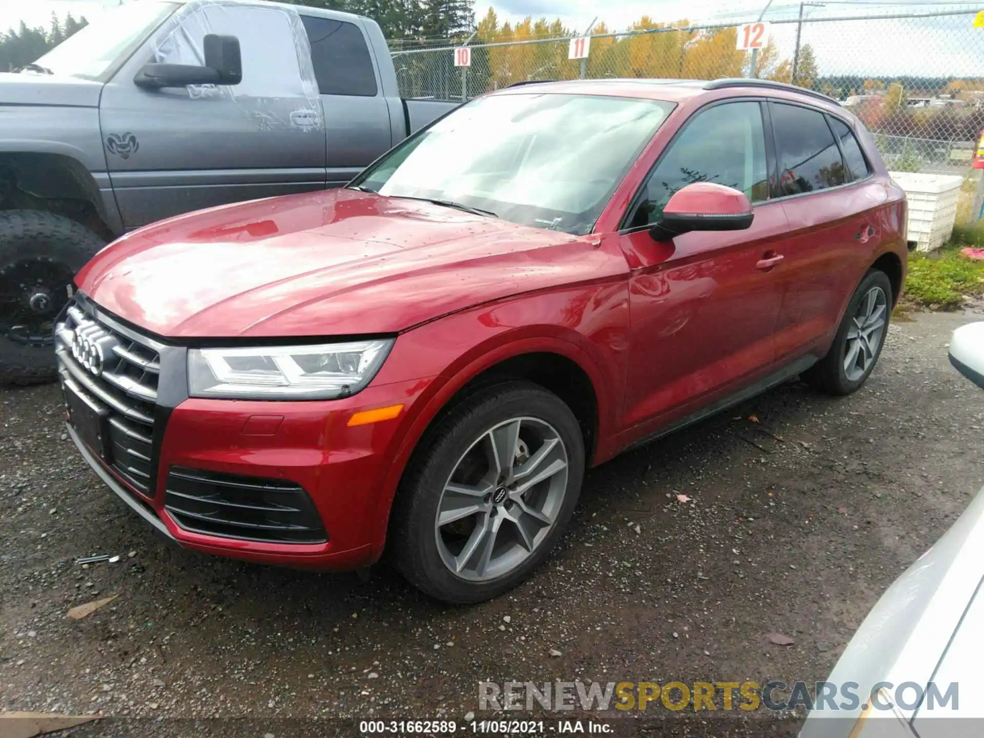 2 Фотография поврежденного автомобиля WA1BNAFY1K2093111 AUDI Q5 2019