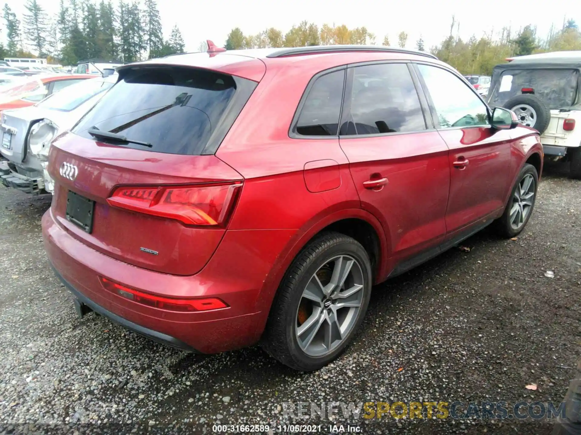 4 Photograph of a damaged car WA1BNAFY1K2093111 AUDI Q5 2019