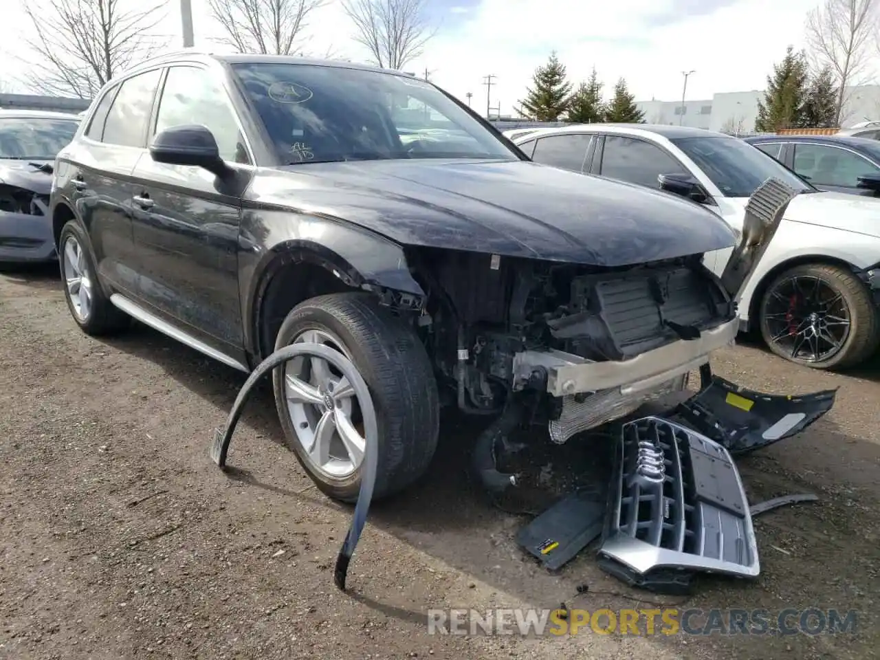 1 Фотография поврежденного автомобиля WA1BNAFY1K2098583 AUDI Q5 2019