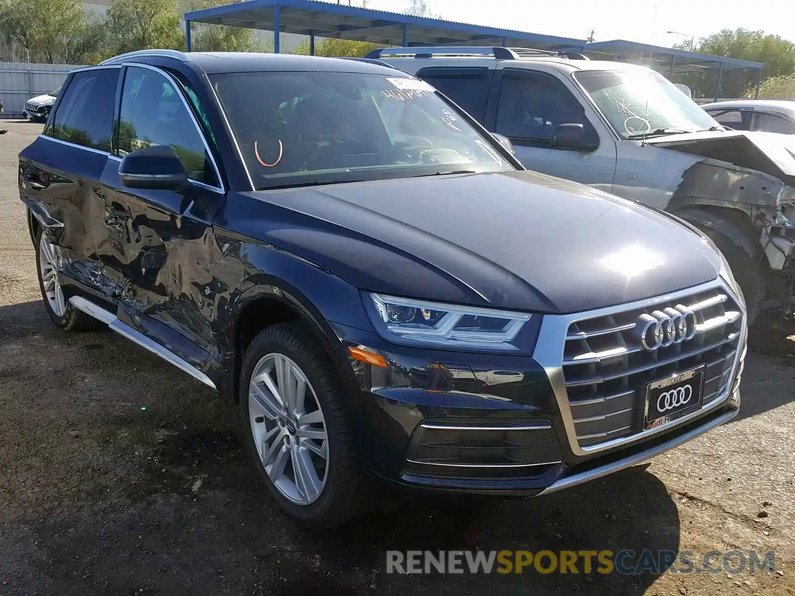 1 Фотография поврежденного автомобиля WA1BNAFY1K2108058 AUDI Q5 2019