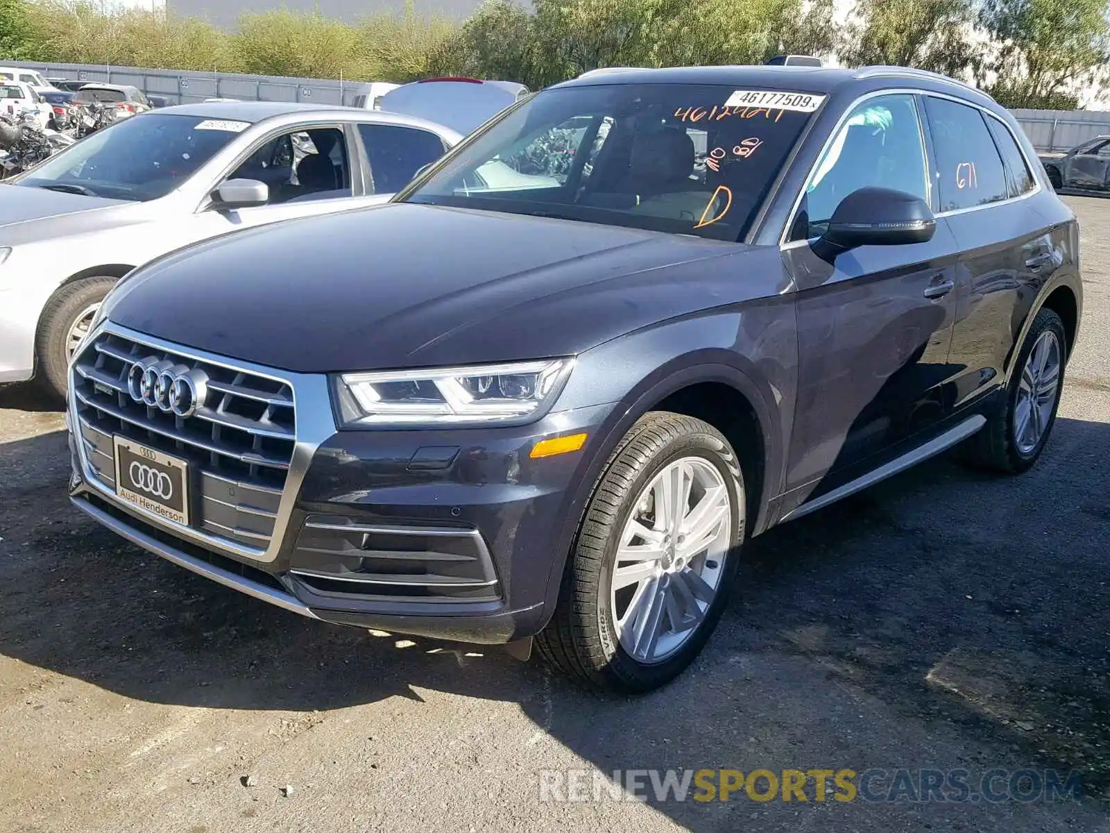 2 Photograph of a damaged car WA1BNAFY1K2108058 AUDI Q5 2019