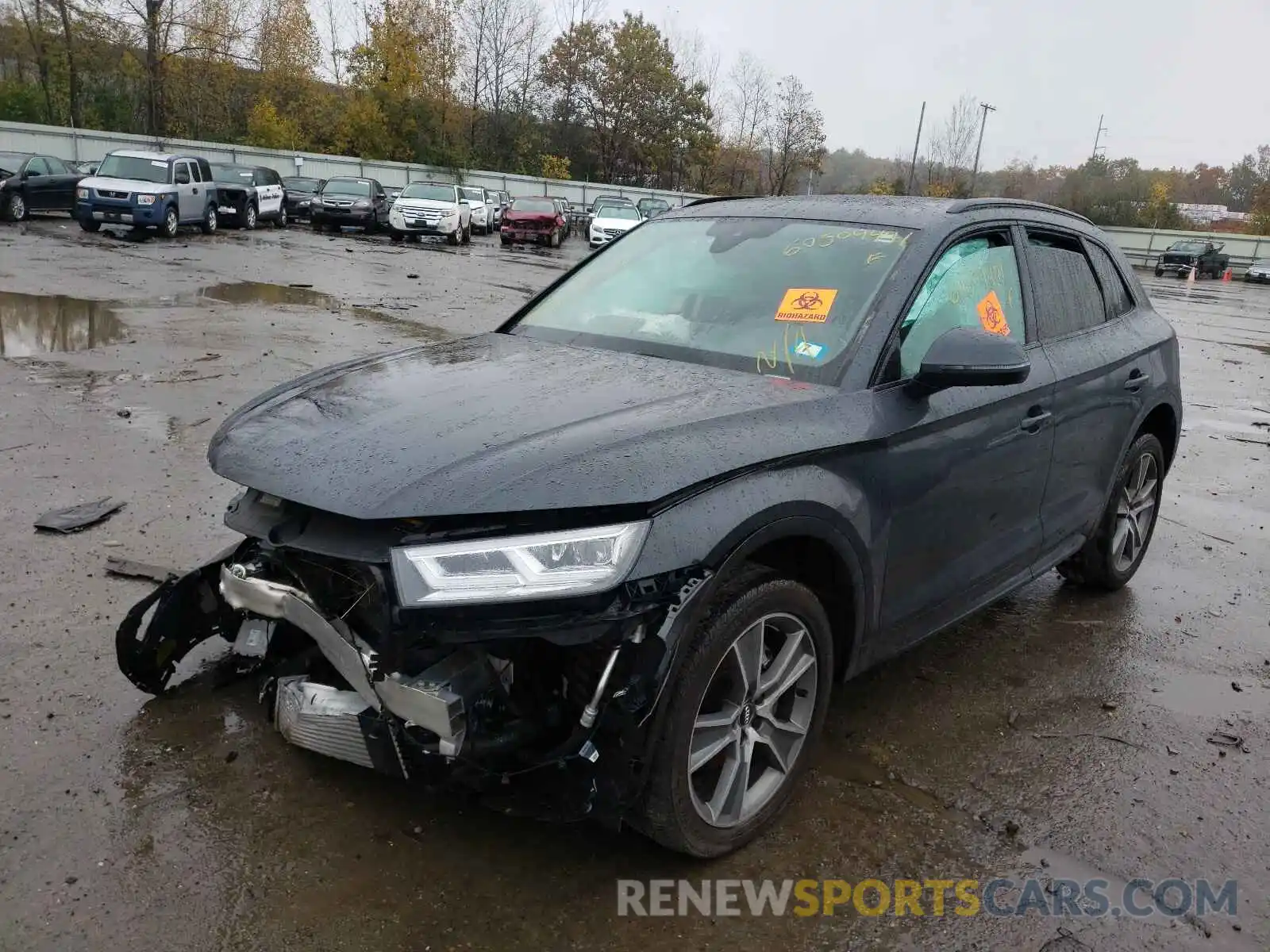 2 Фотография поврежденного автомобиля WA1BNAFY1K2108870 AUDI Q5 2019