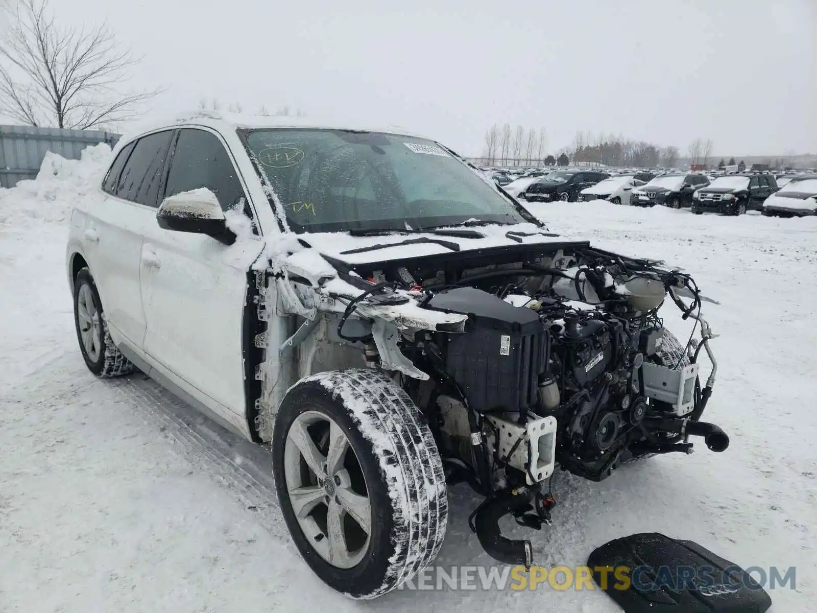 1 Фотография поврежденного автомобиля WA1BNAFY1K2116435 AUDI Q5 2019