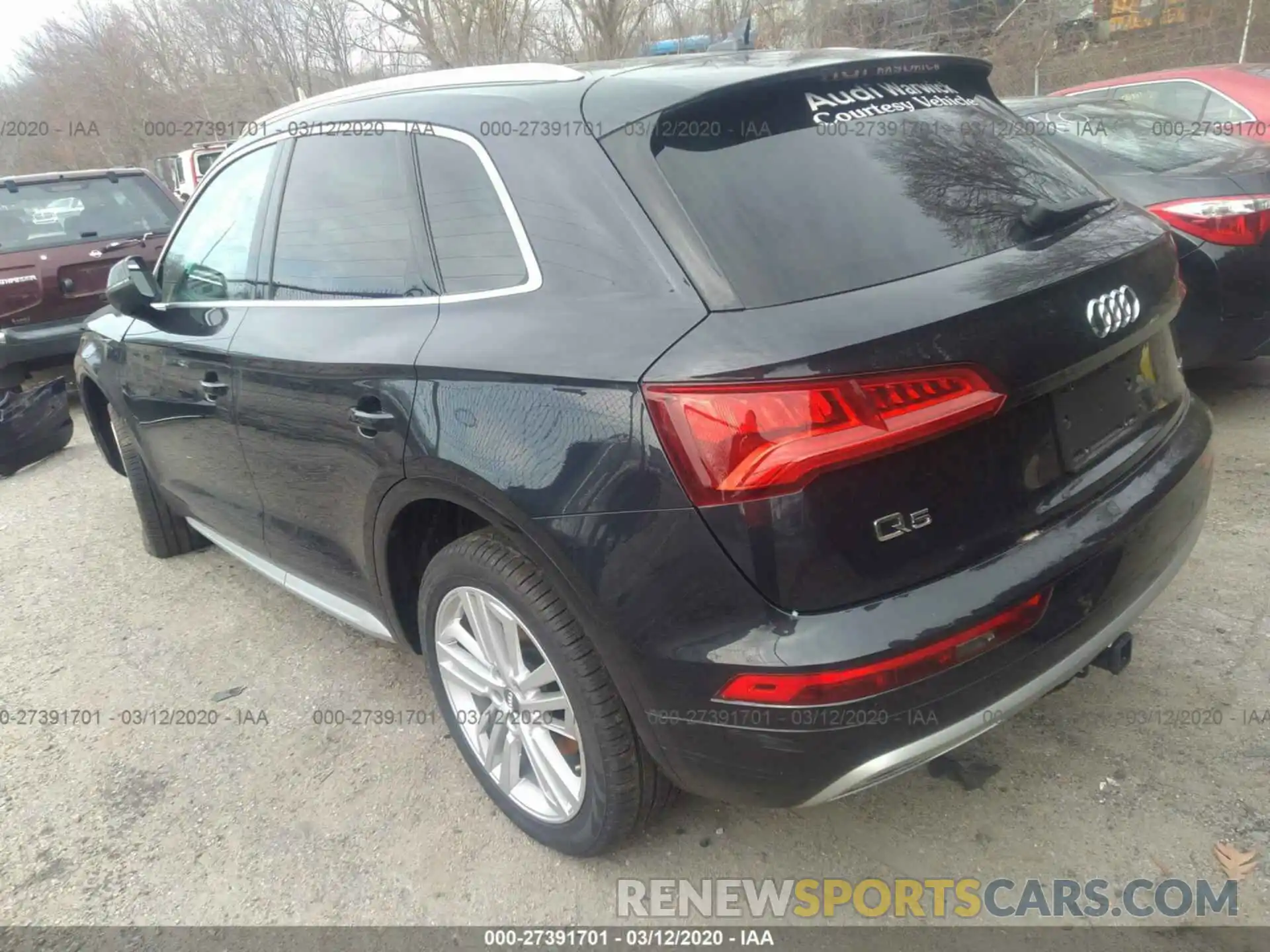 3 Фотография поврежденного автомобиля WA1BNAFY1K2128553 AUDI Q5 2019