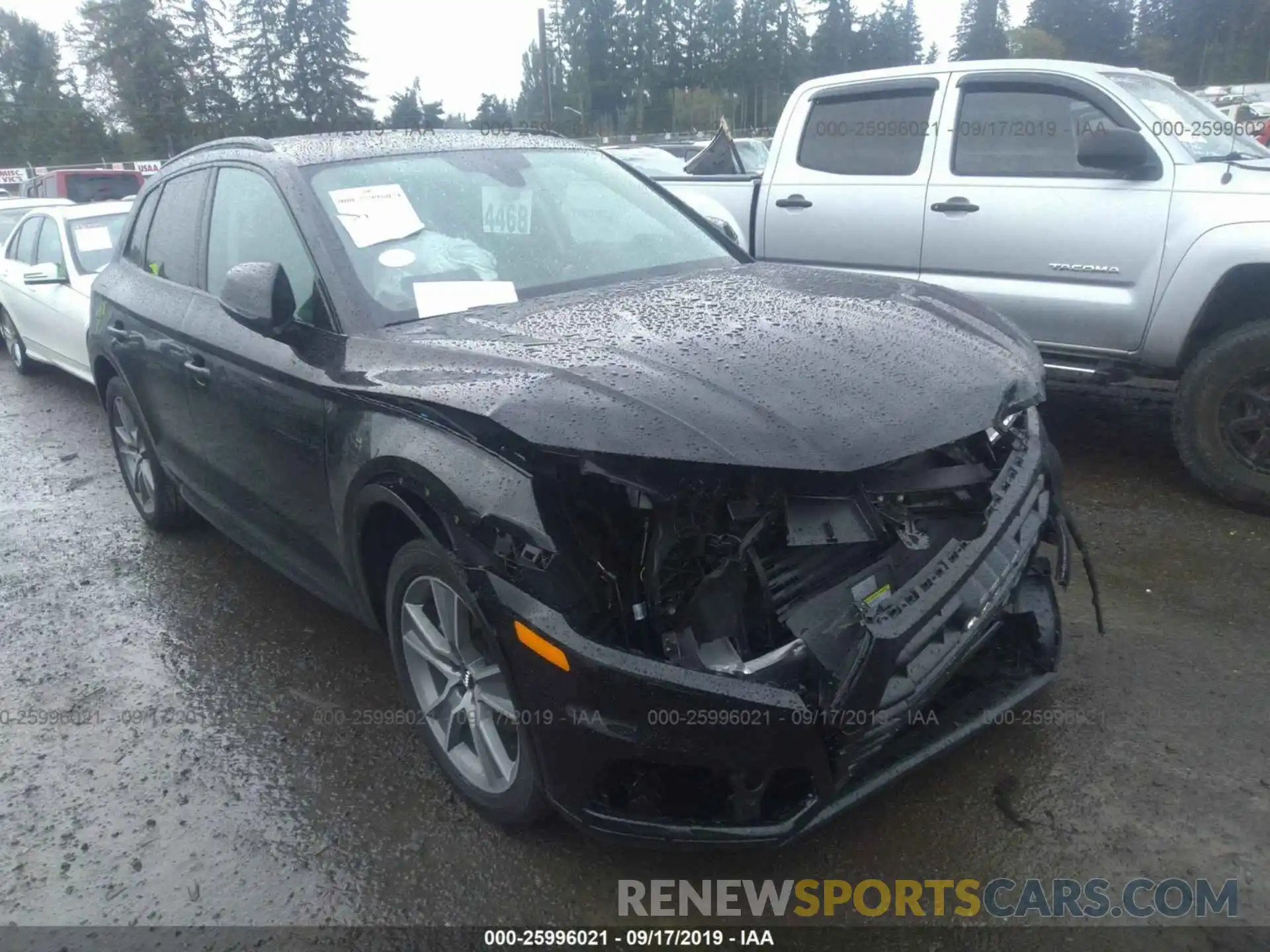 1 Photograph of a damaged car WA1BNAFY1K2130450 AUDI Q5 2019