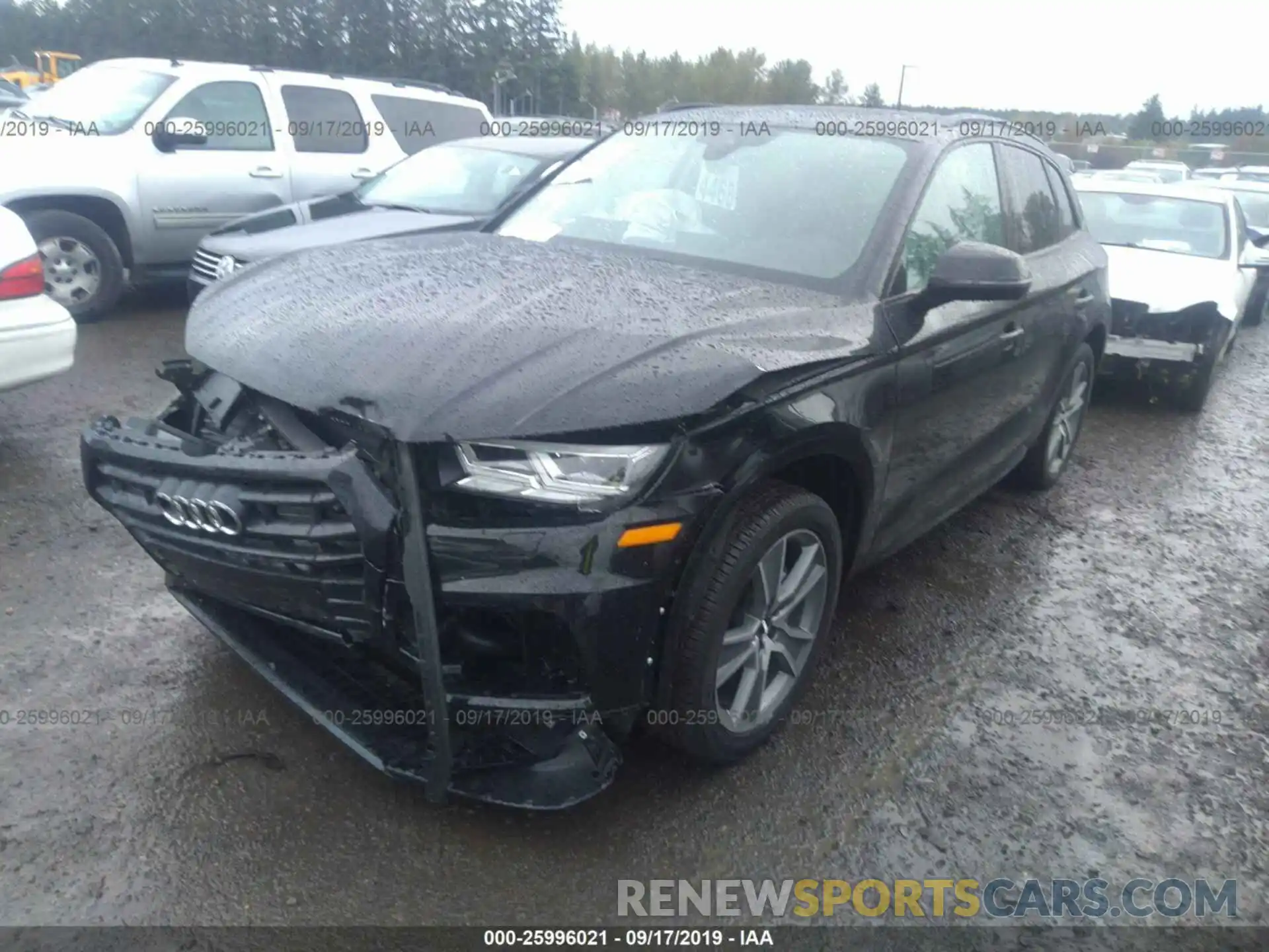 2 Photograph of a damaged car WA1BNAFY1K2130450 AUDI Q5 2019