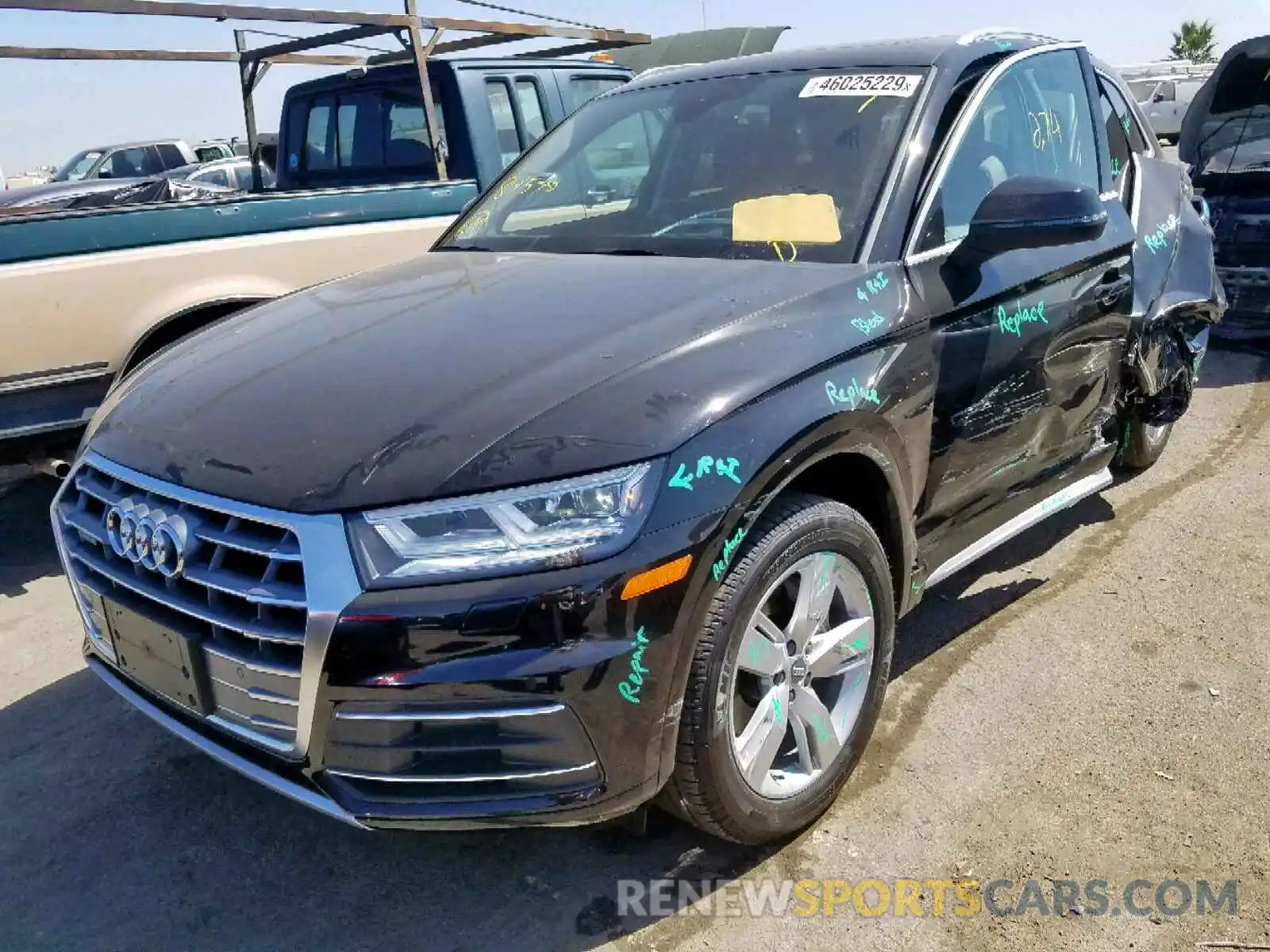 2 Photograph of a damaged car WA1BNAFY1K2131453 AUDI Q5 2019