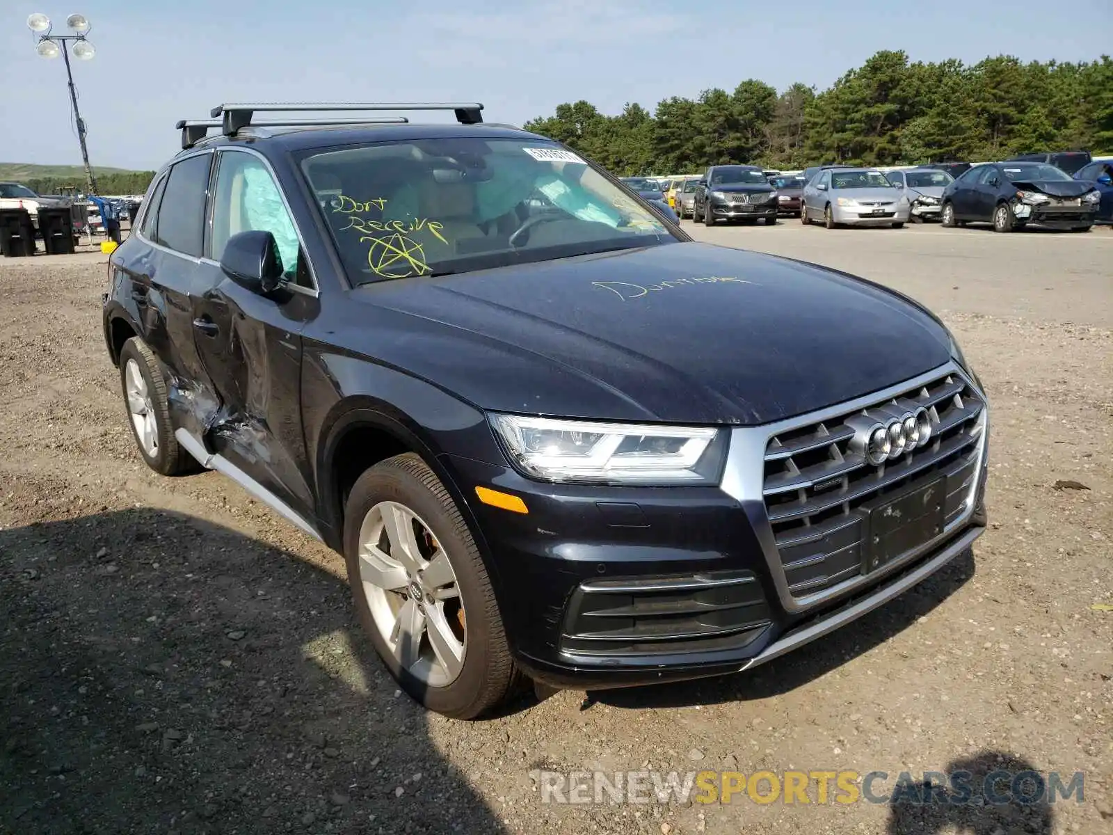 1 Photograph of a damaged car WA1BNAFY1K2144736 AUDI Q5 2019