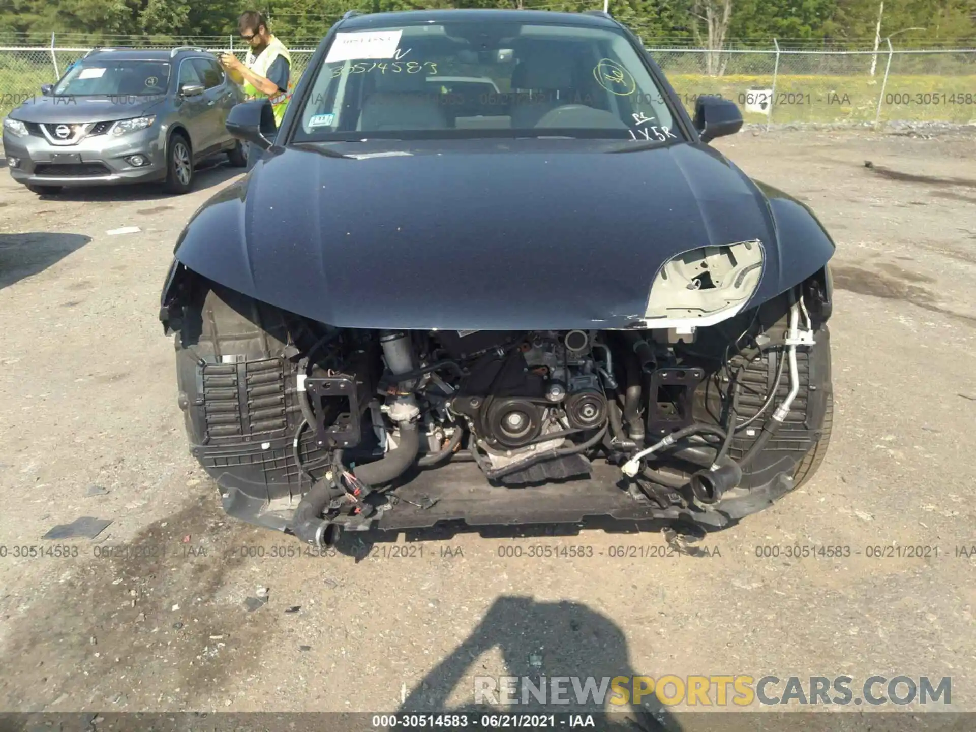 6 Photograph of a damaged car WA1BNAFY2K2017154 AUDI Q5 2019