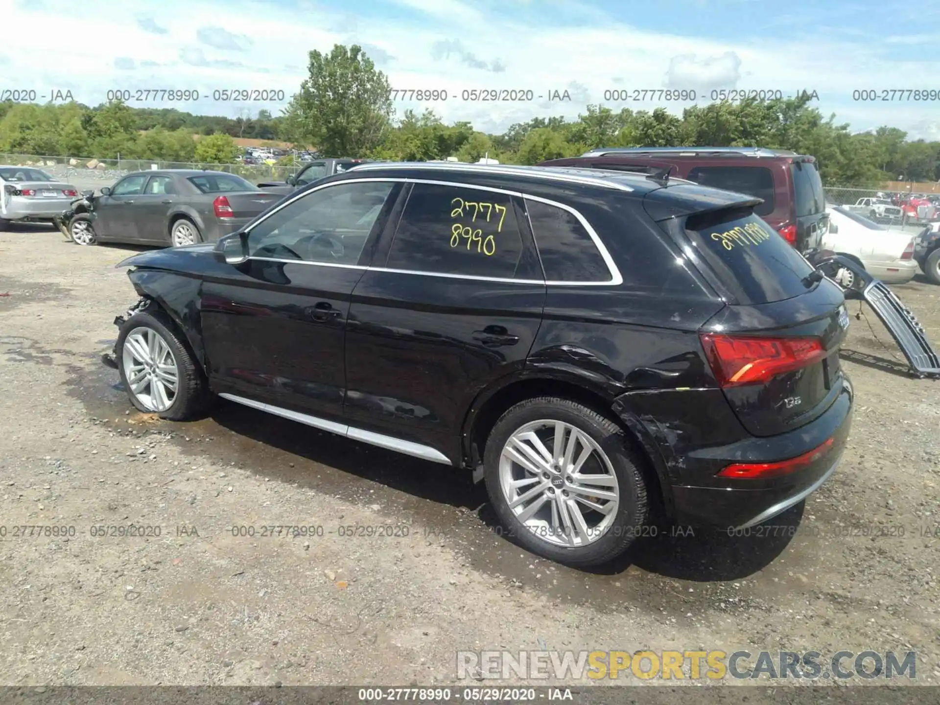 3 Фотография поврежденного автомобиля WA1BNAFY2K2027554 AUDI Q5 2019