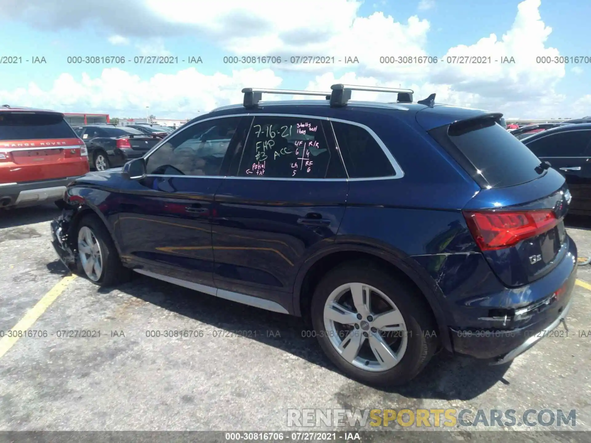 3 Фотография поврежденного автомобиля WA1BNAFY2K2027974 AUDI Q5 2019