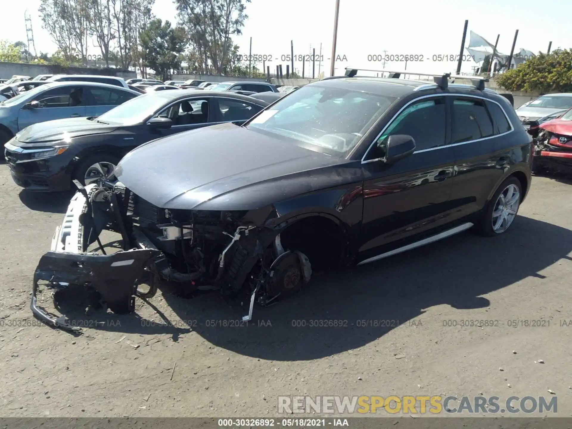 2 Photograph of a damaged car WA1BNAFY2K2028994 AUDI Q5 2019