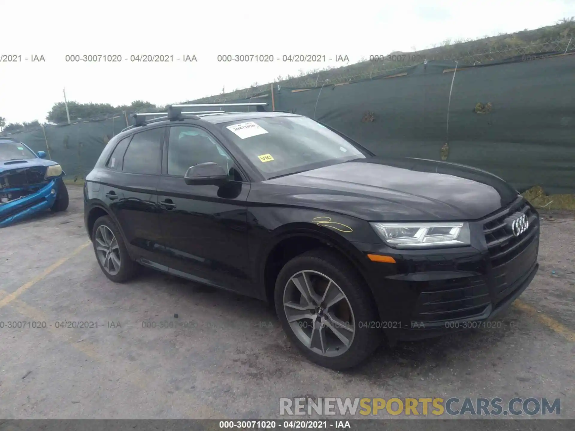 1 Фотография поврежденного автомобиля WA1BNAFY2K2032172 AUDI Q5 2019