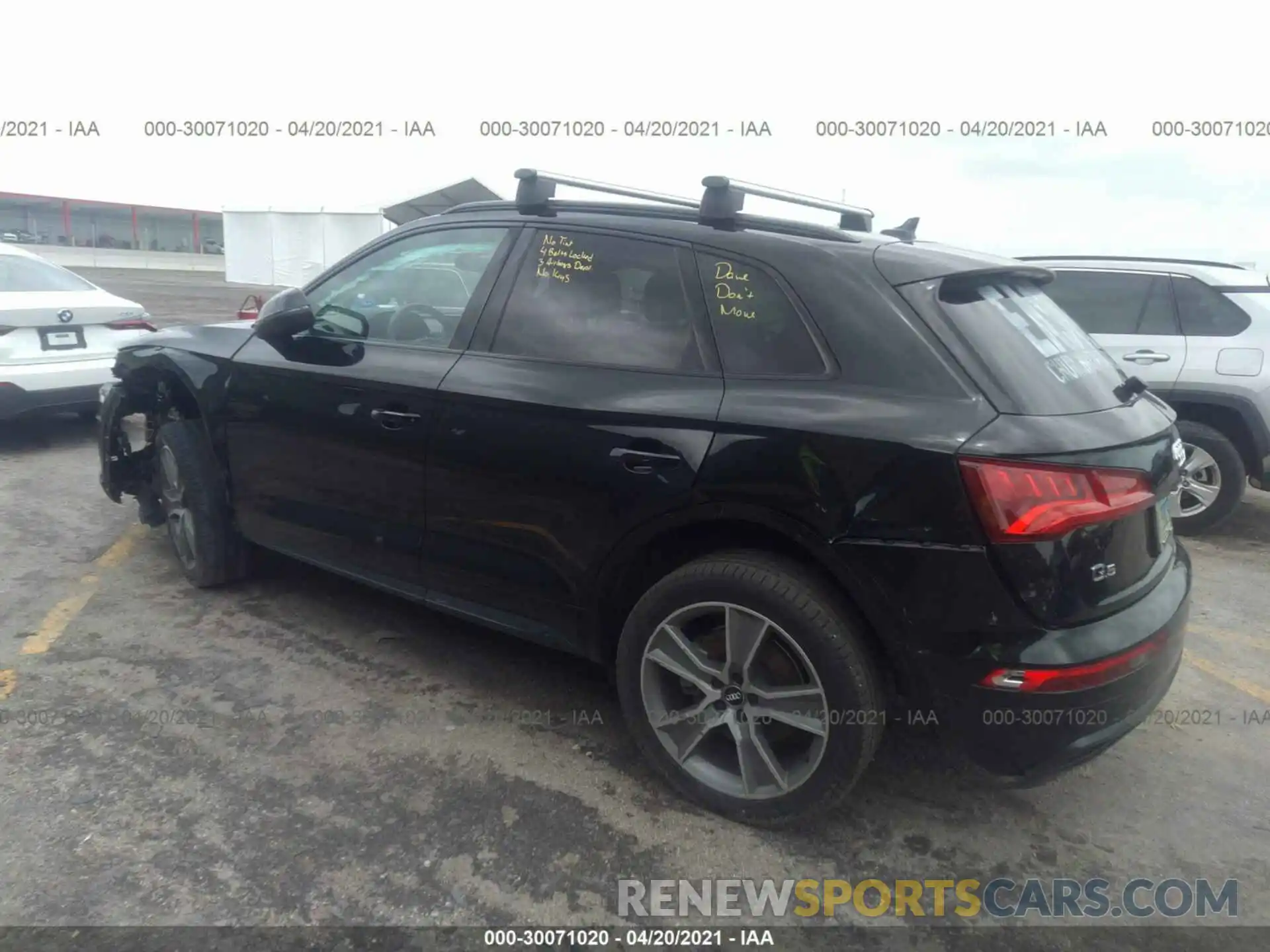 3 Фотография поврежденного автомобиля WA1BNAFY2K2032172 AUDI Q5 2019