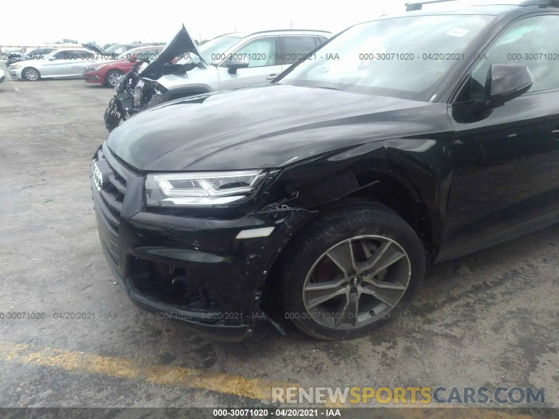 6 Фотография поврежденного автомобиля WA1BNAFY2K2032172 AUDI Q5 2019