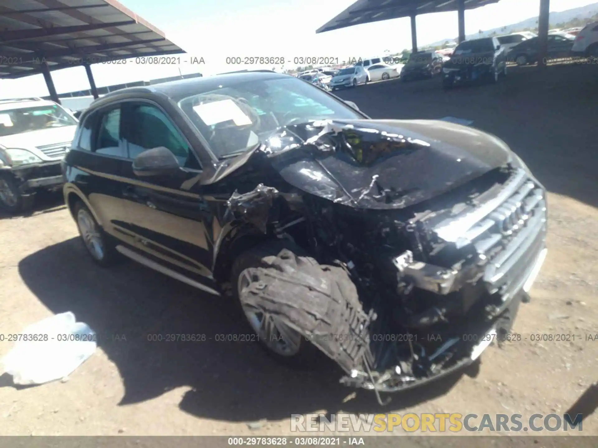 1 Фотография поврежденного автомобиля WA1BNAFY2K2034410 AUDI Q5 2019