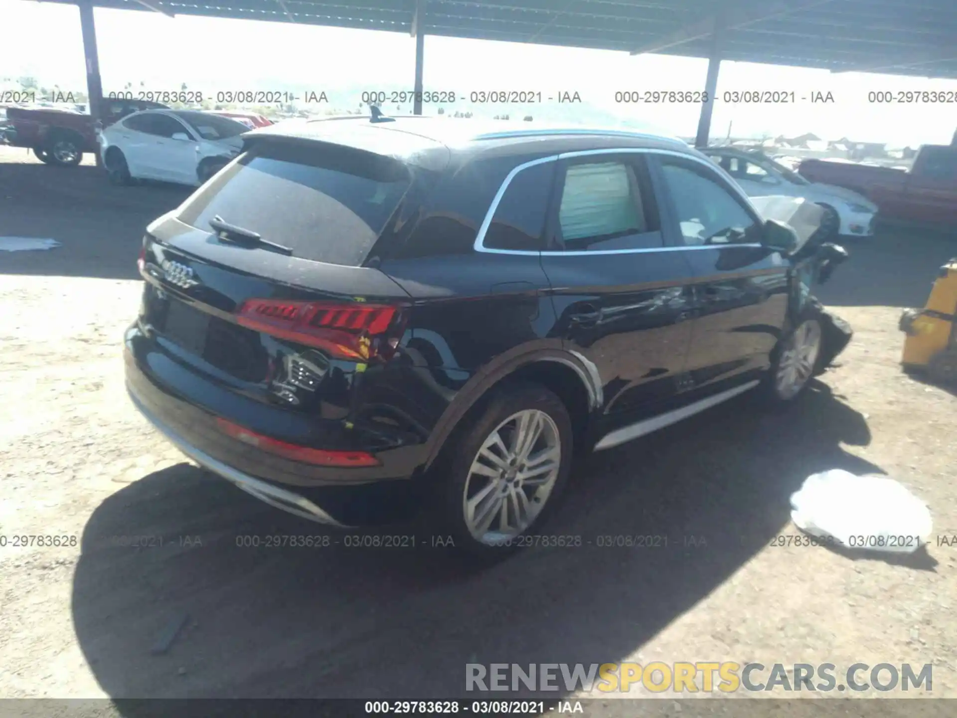 4 Фотография поврежденного автомобиля WA1BNAFY2K2034410 AUDI Q5 2019