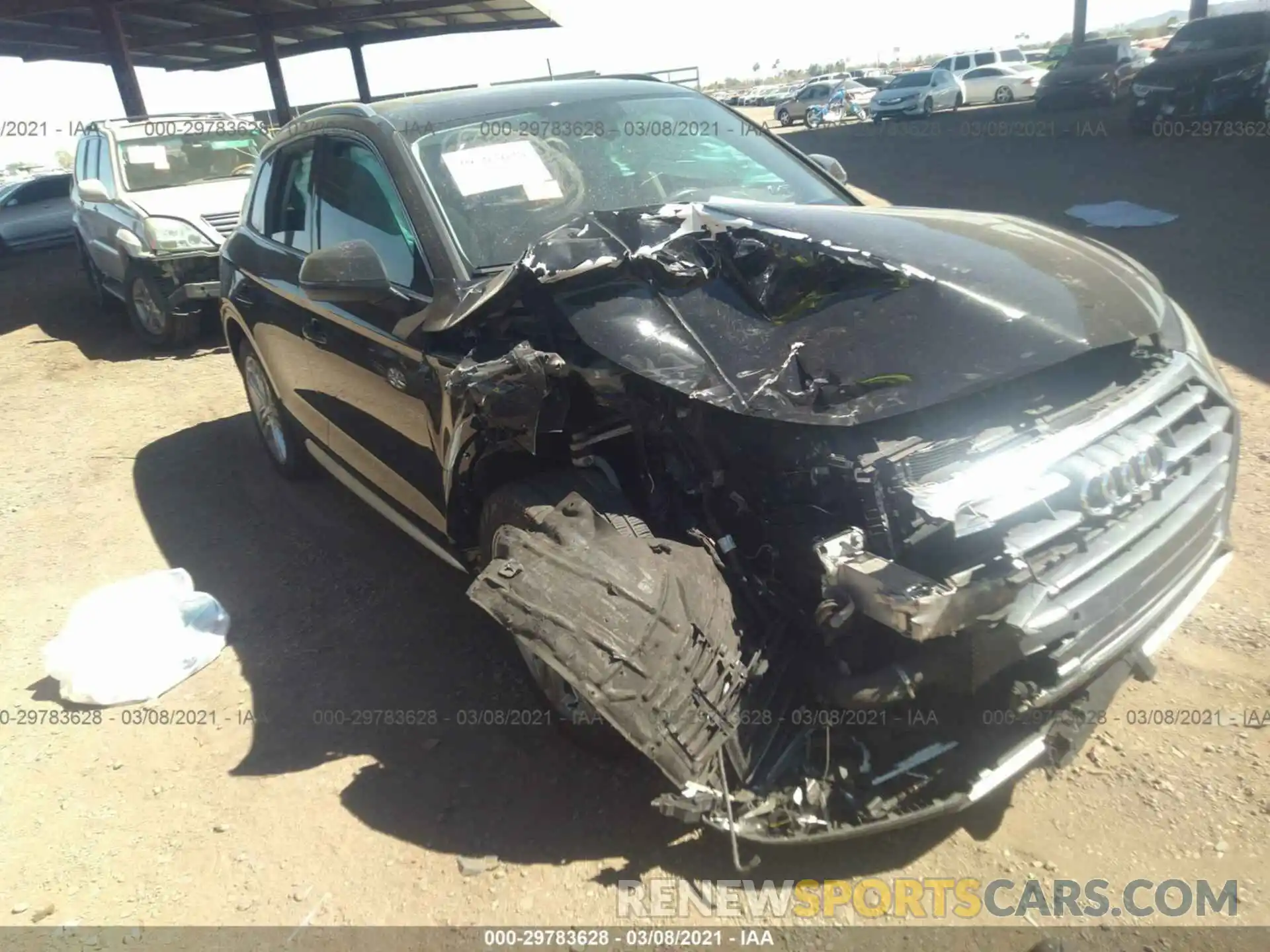 6 Фотография поврежденного автомобиля WA1BNAFY2K2034410 AUDI Q5 2019