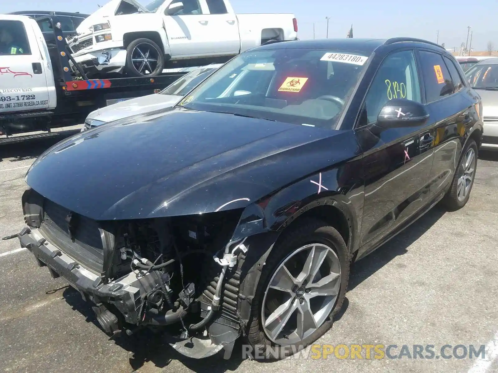 2 Photograph of a damaged car WA1BNAFY2K2036965 AUDI Q5 2019