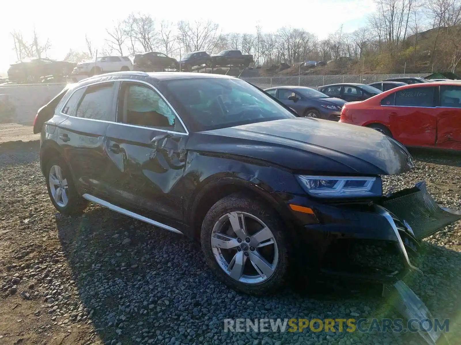 1 Photograph of a damaged car WA1BNAFY2K2037484 AUDI Q5 2019