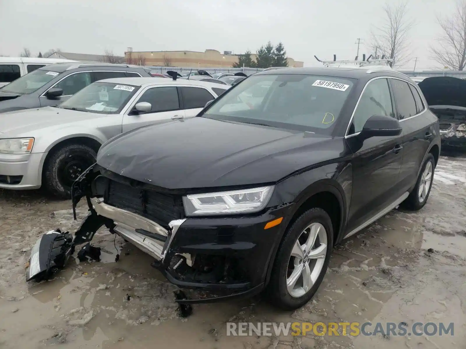 2 Фотография поврежденного автомобиля WA1BNAFY2K2037727 AUDI Q5 2019