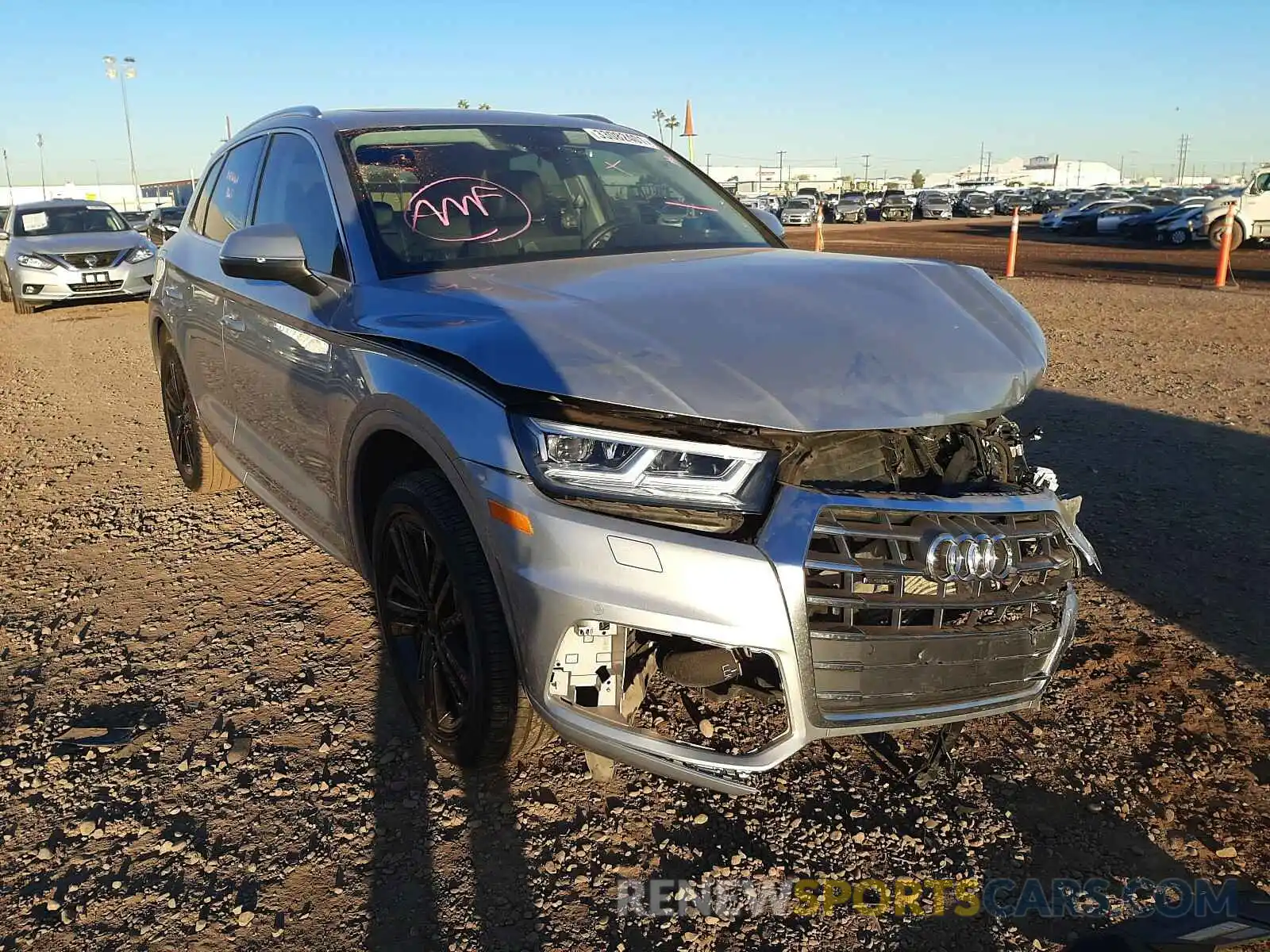 1 Photograph of a damaged car WA1BNAFY2K2038733 AUDI Q5 2019