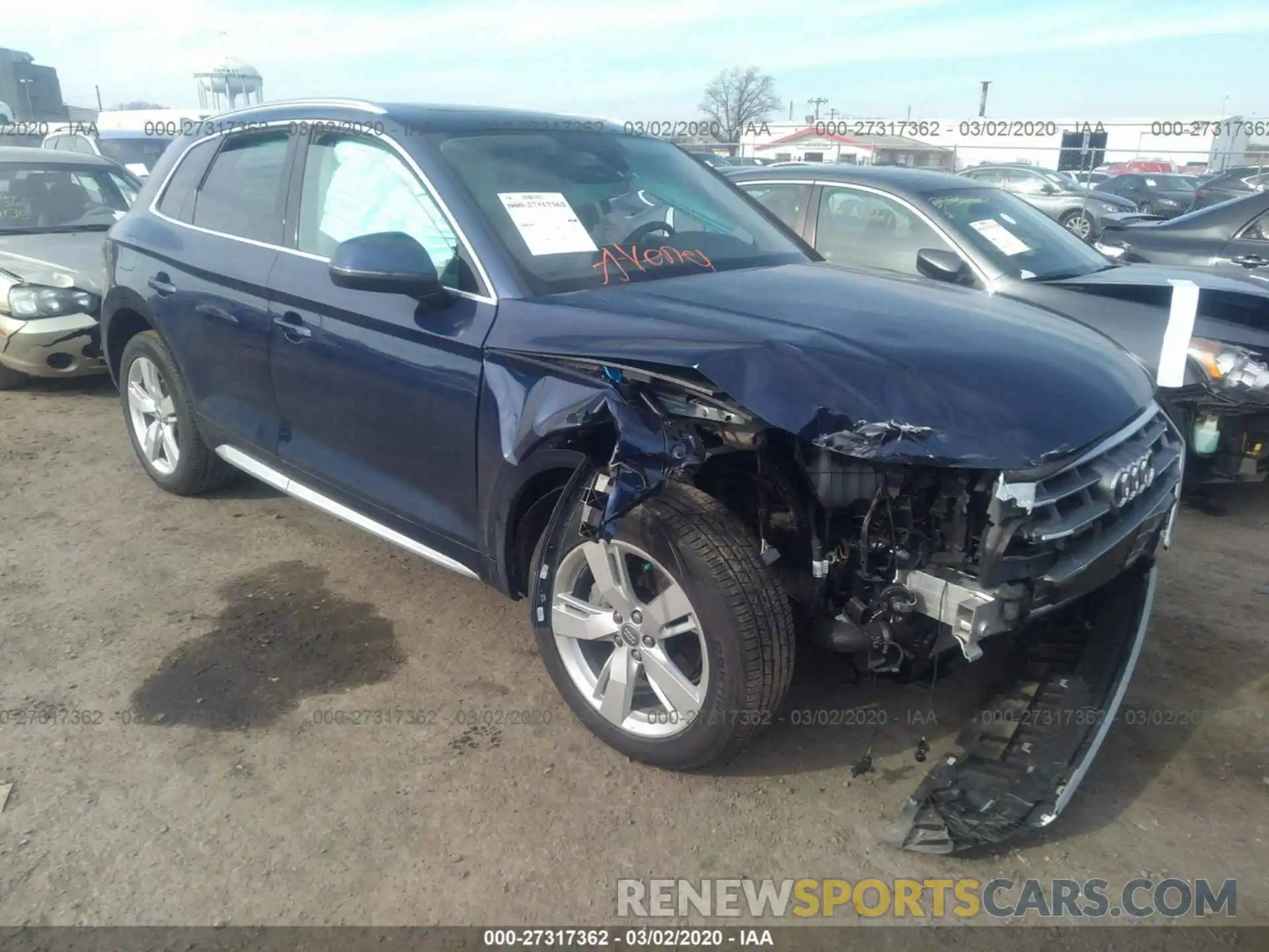 1 Photograph of a damaged car WA1BNAFY2K2042698 AUDI Q5 2019