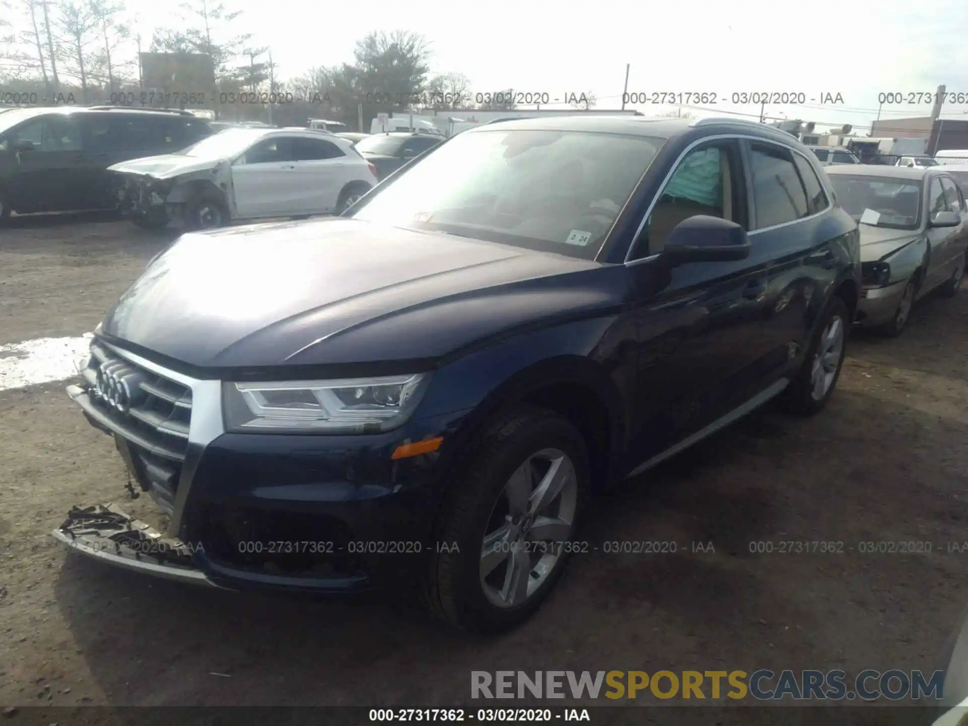 2 Photograph of a damaged car WA1BNAFY2K2042698 AUDI Q5 2019