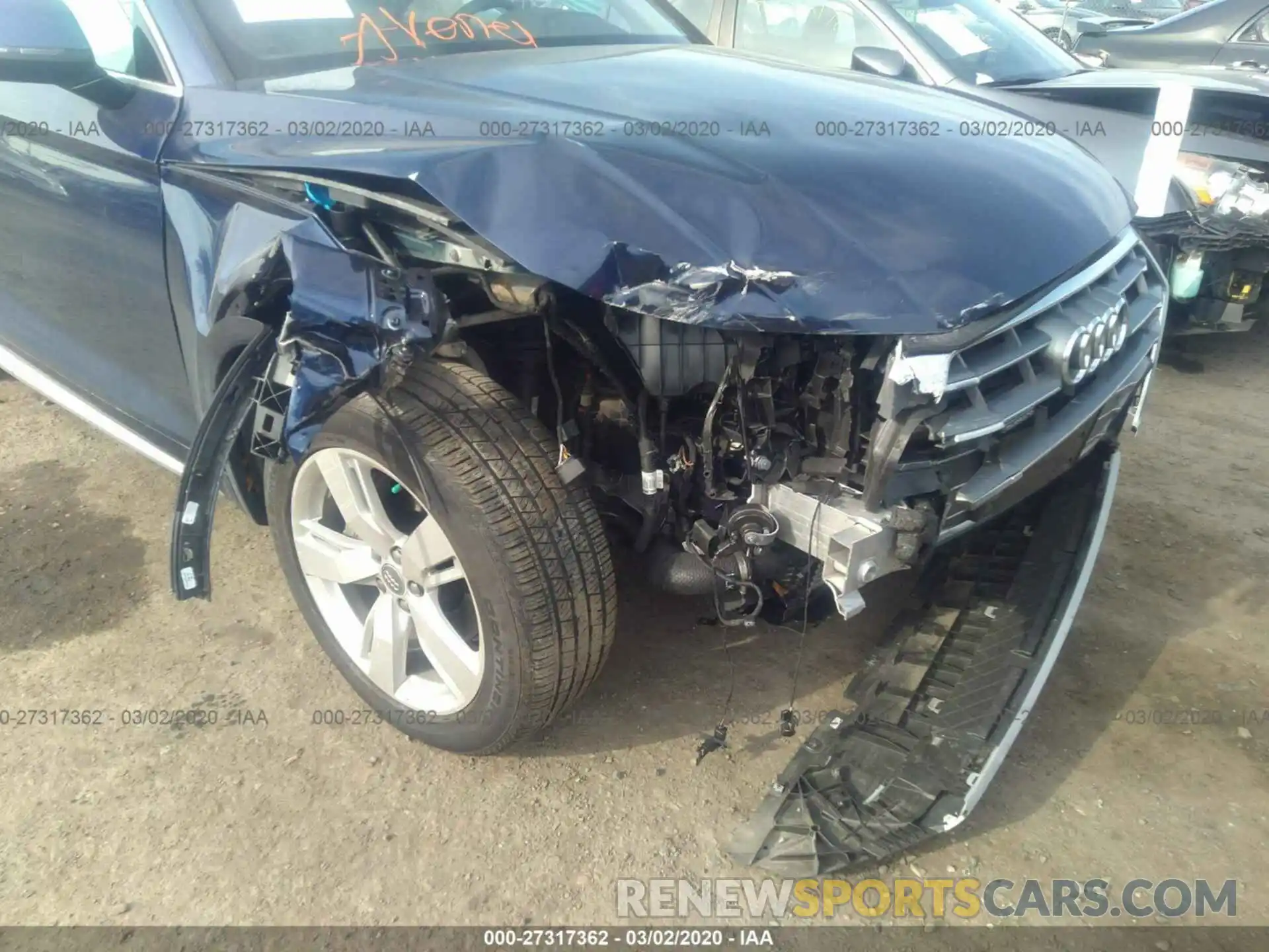 6 Photograph of a damaged car WA1BNAFY2K2042698 AUDI Q5 2019