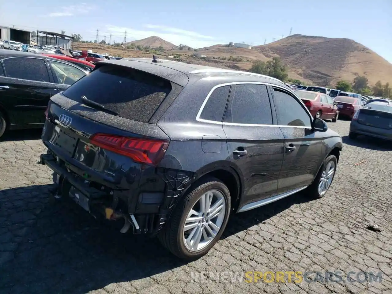 4 Фотография поврежденного автомобиля WA1BNAFY2K2053202 AUDI Q5 2019