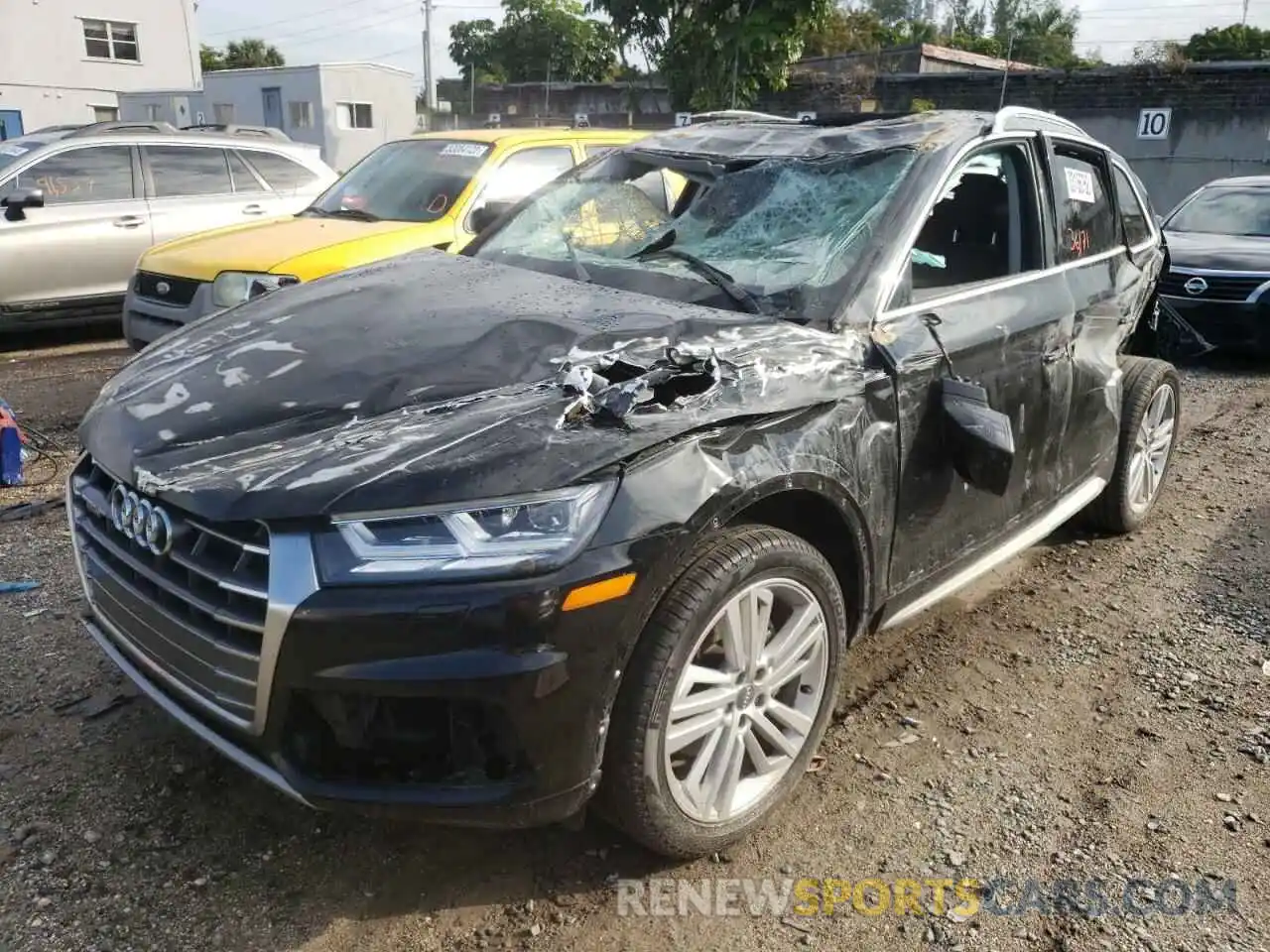 2 Фотография поврежденного автомобиля WA1BNAFY2K2059940 AUDI Q5 2019