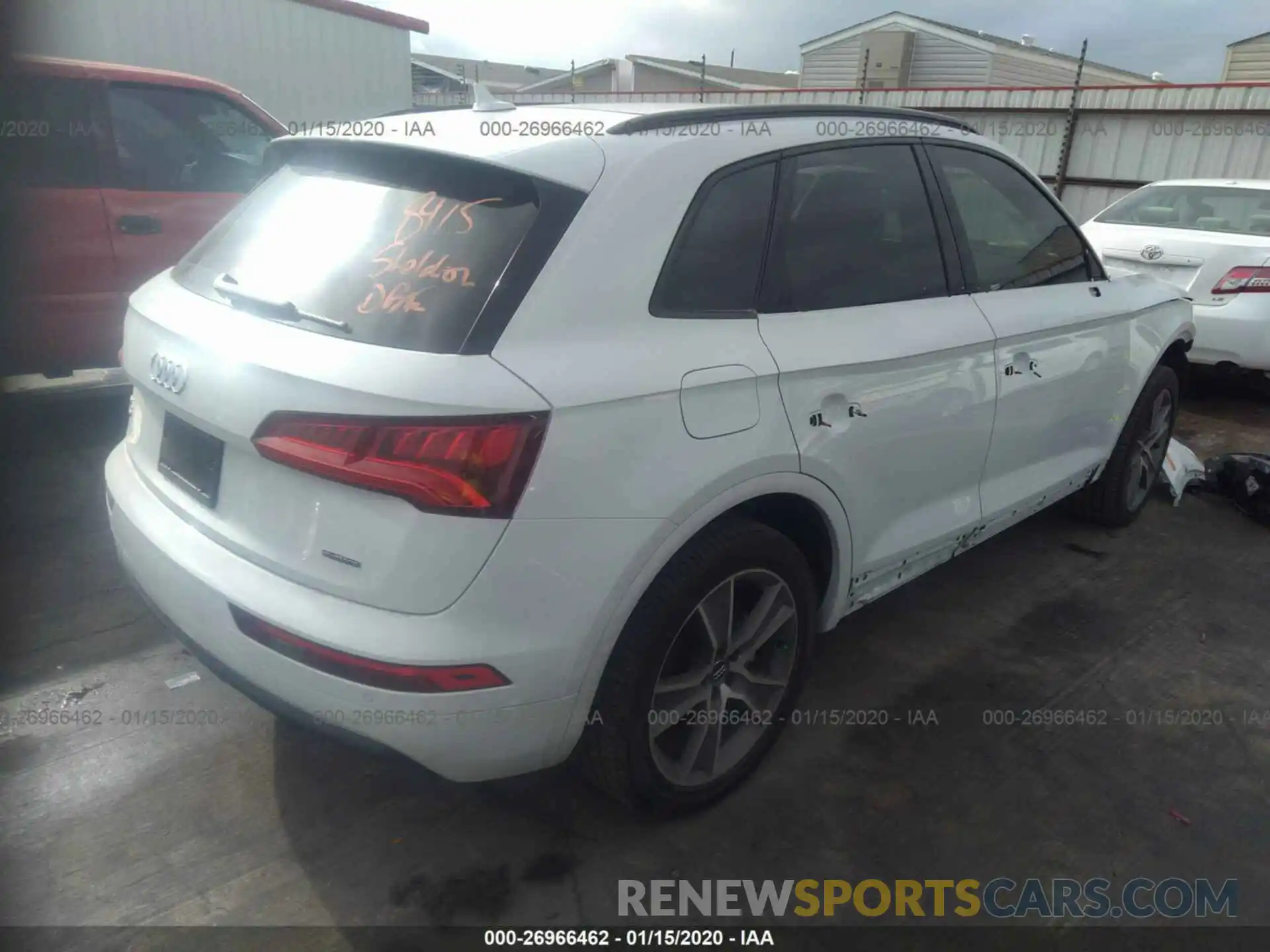 4 Photograph of a damaged car WA1BNAFY2K2060568 AUDI Q5 2019