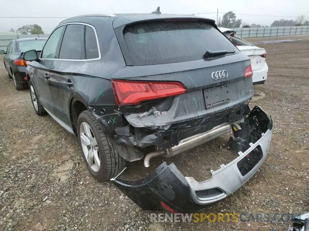 3 Фотография поврежденного автомобиля WA1BNAFY2K2064393 AUDI Q5 2019