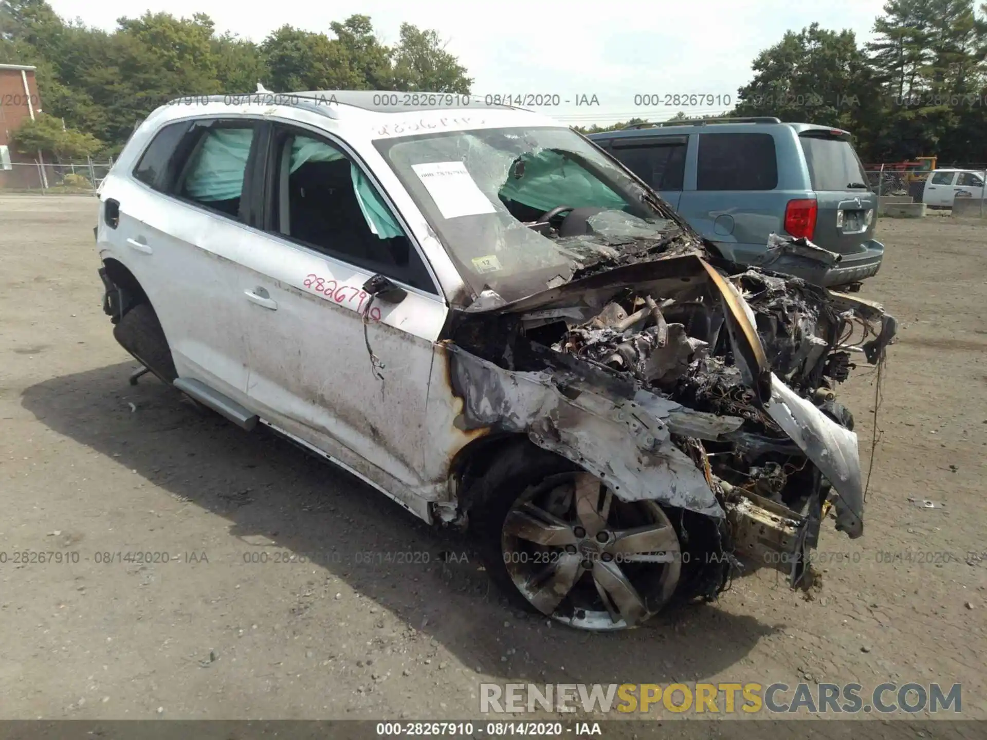 1 Photograph of a damaged car WA1BNAFY2K2064507 AUDI Q5 2019