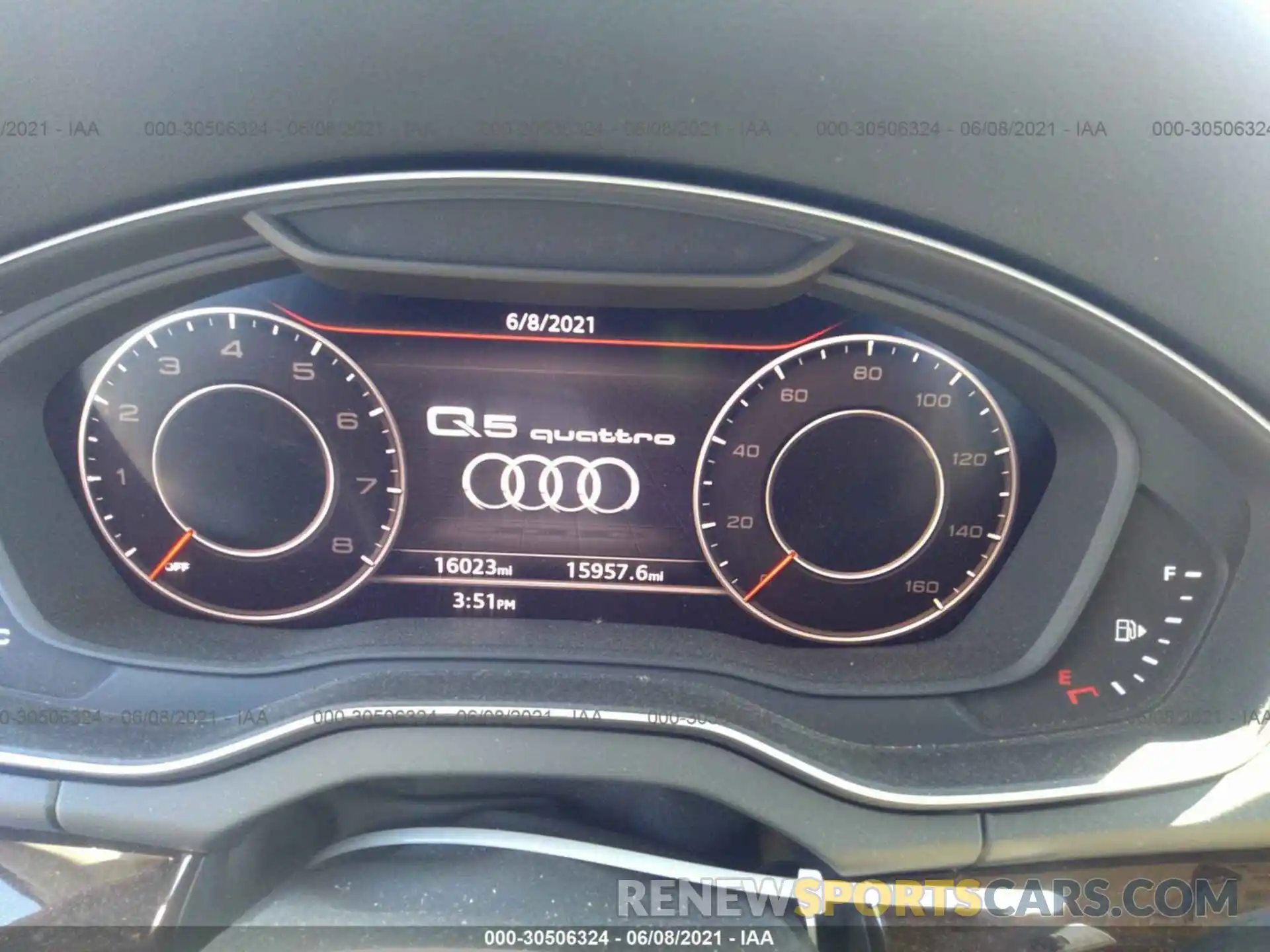 7 Фотография поврежденного автомобиля WA1BNAFY2K2072221 AUDI Q5 2019