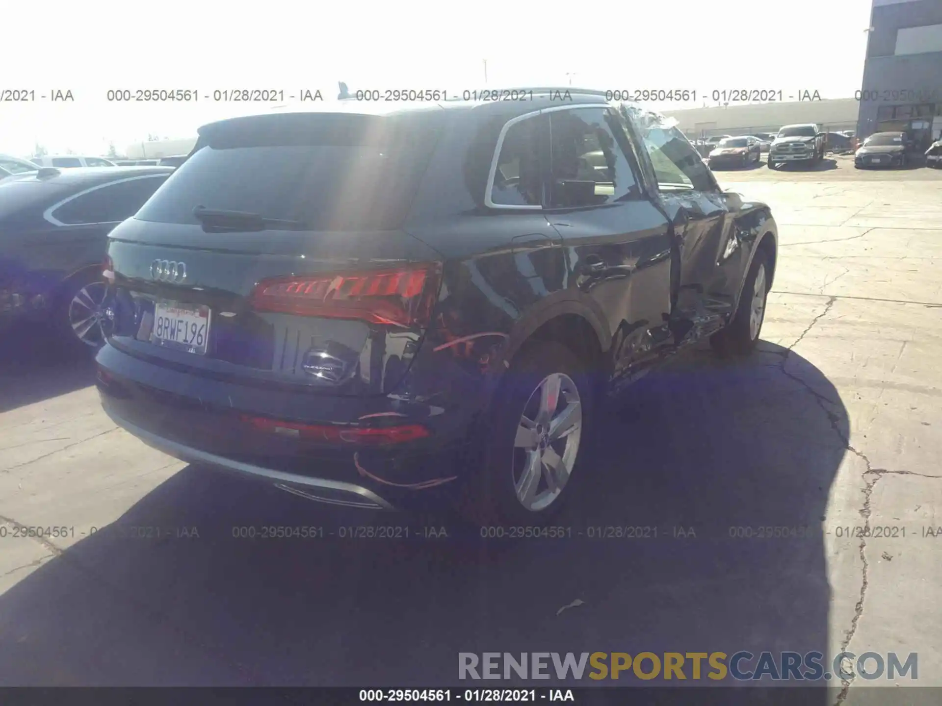 4 Фотография поврежденного автомобиля WA1BNAFY2K2081839 AUDI Q5 2019