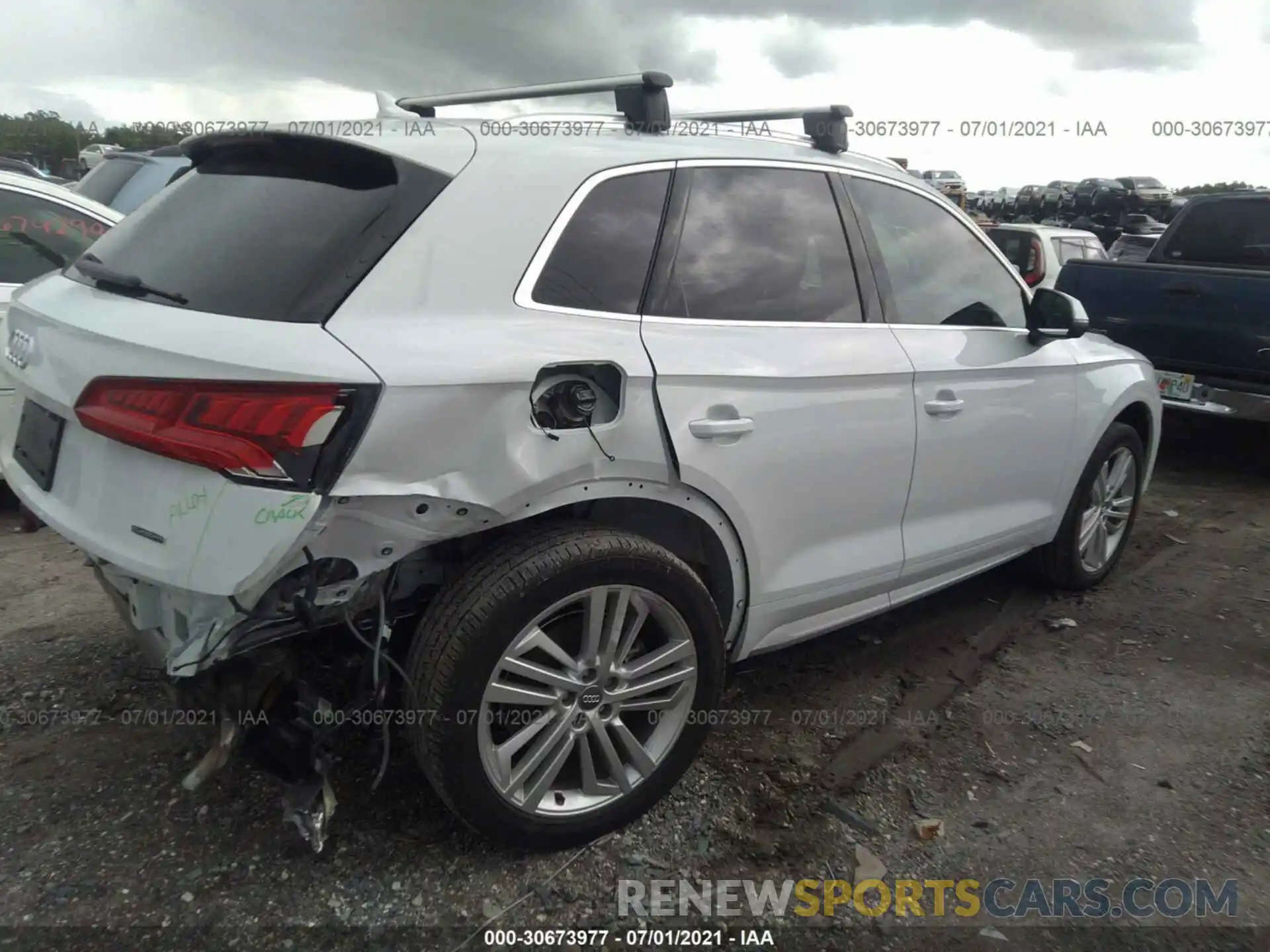 4 Фотография поврежденного автомобиля WA1BNAFY2K2084014 AUDI Q5 2019