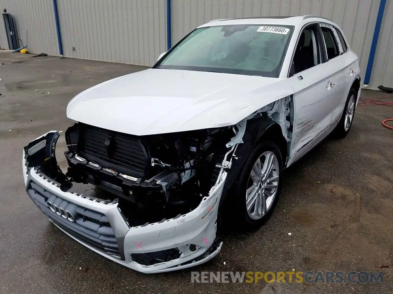 2 Фотография поврежденного автомобиля WA1BNAFY2K2091402 AUDI Q5 2019