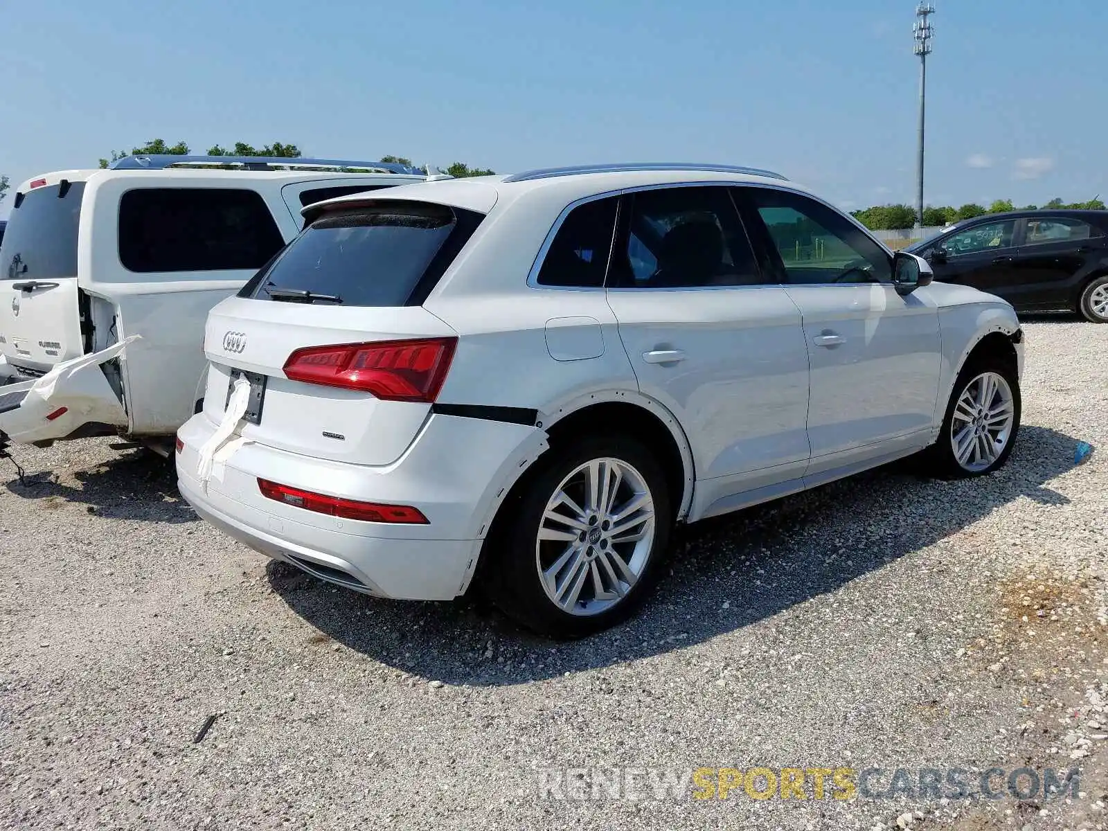 4 Фотография поврежденного автомобиля WA1BNAFY2K2091402 AUDI Q5 2019