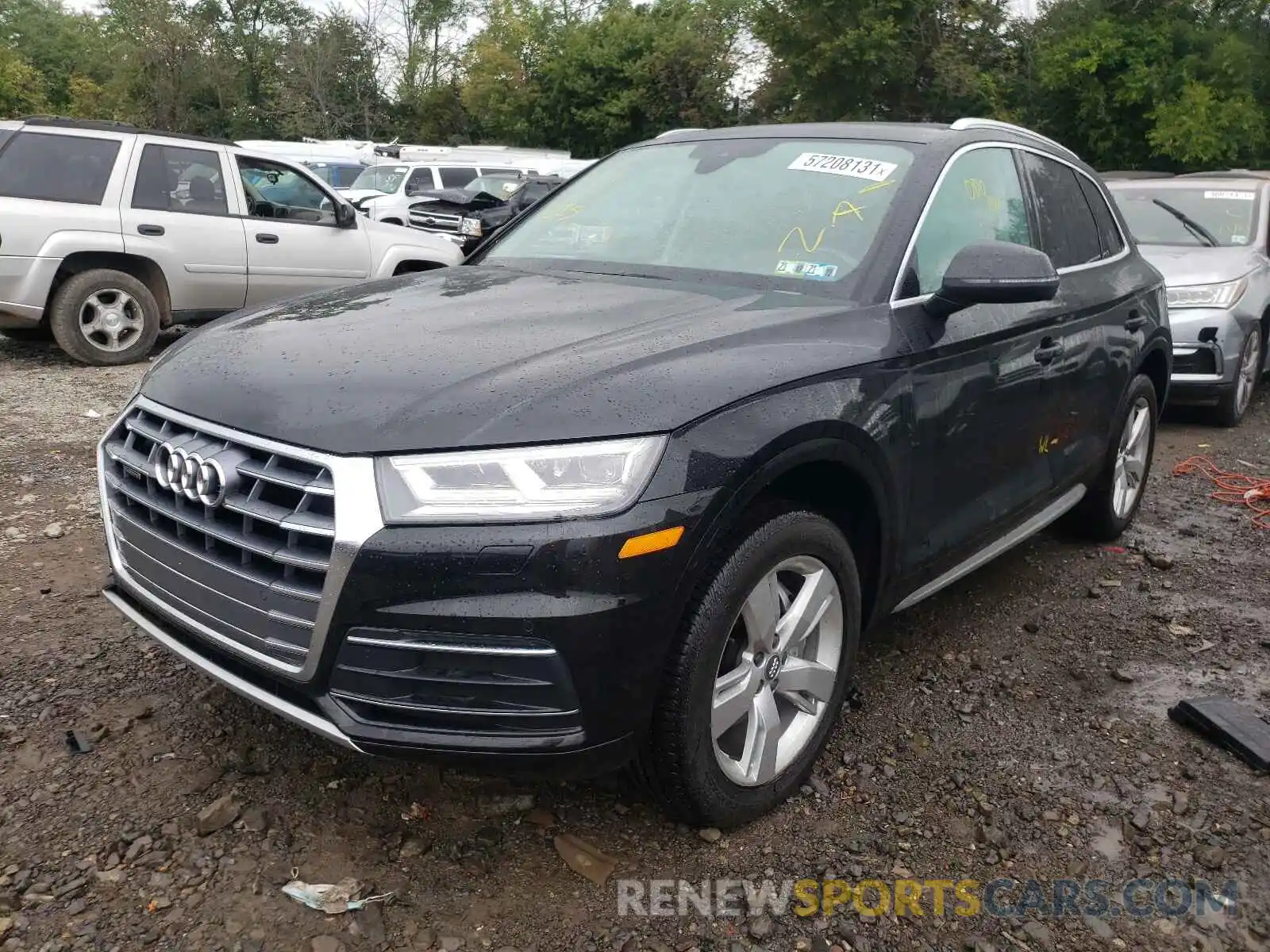 2 Фотография поврежденного автомобиля WA1BNAFY2K2099712 AUDI Q5 2019