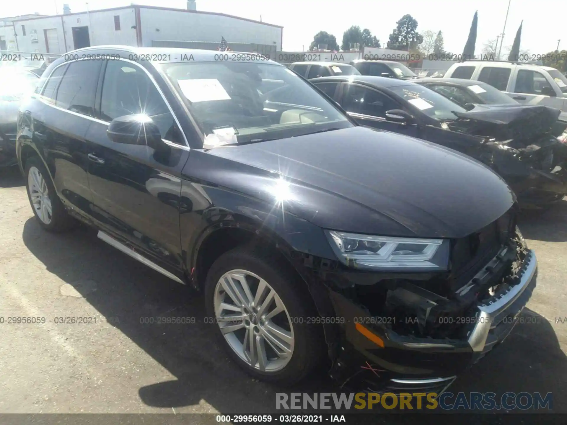 1 Photograph of a damaged car WA1BNAFY2K2102267 AUDI Q5 2019