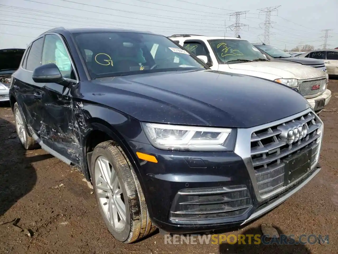 1 Photograph of a damaged car WA1BNAFY2K2104312 AUDI Q5 2019